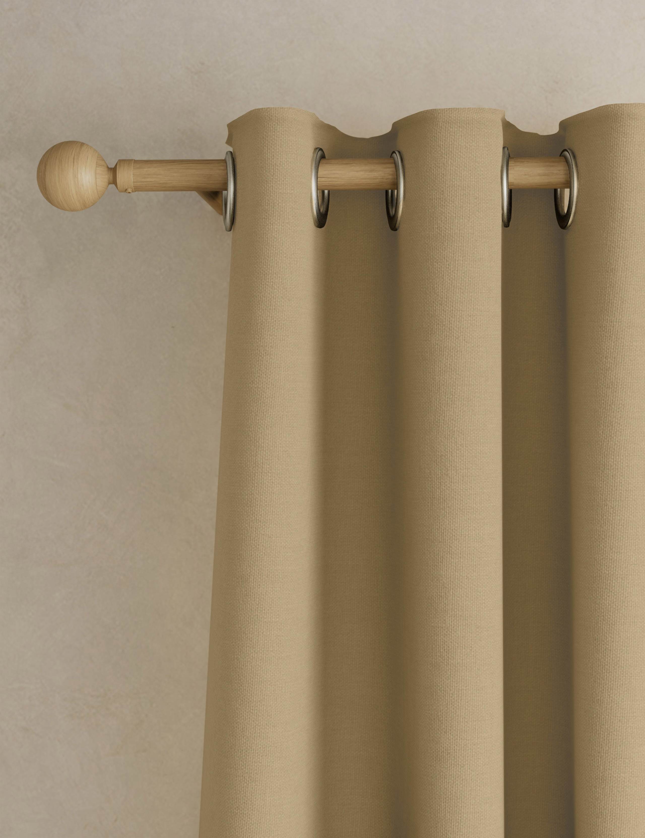 Brushed Eyelet Blackout Thermal Curtains