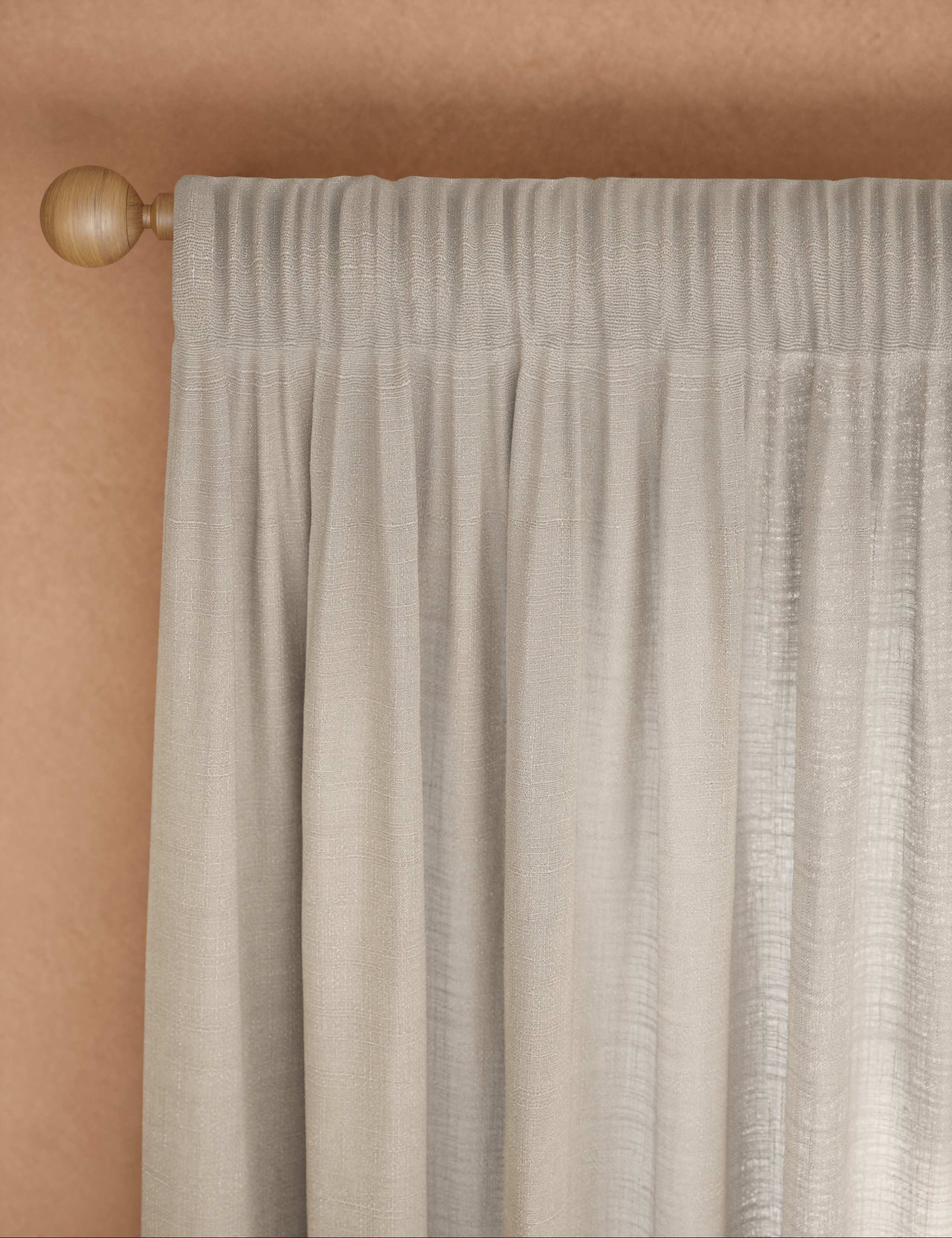 Sheer Slot Top Curtains