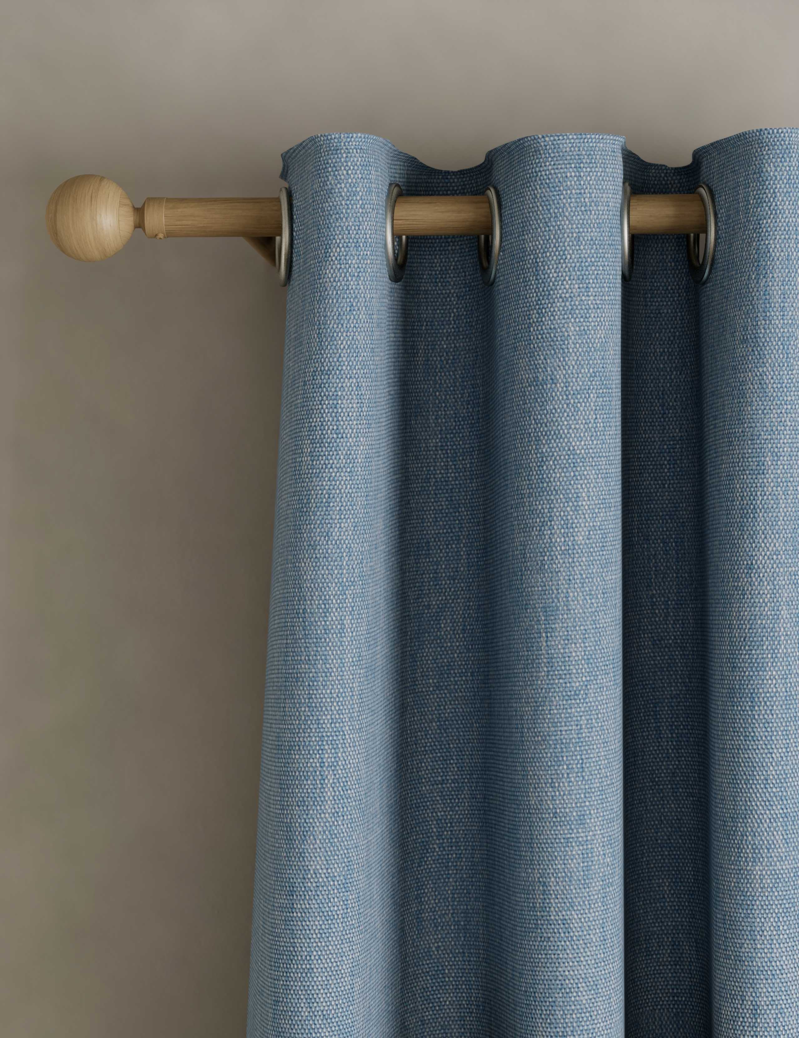 Brushed Eyelet Ultra Thermal Blackout Curtains