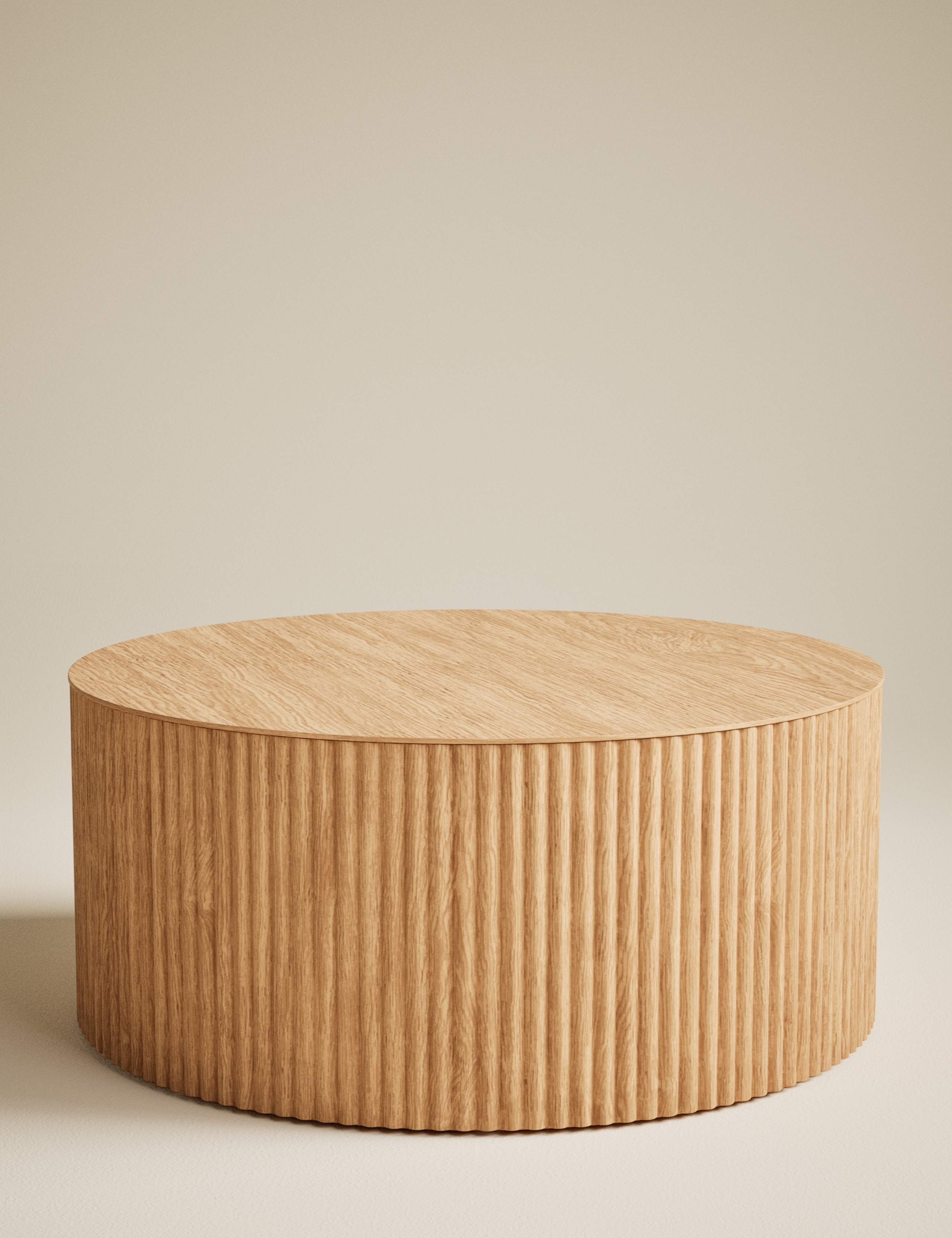 Fluted Coffee Table