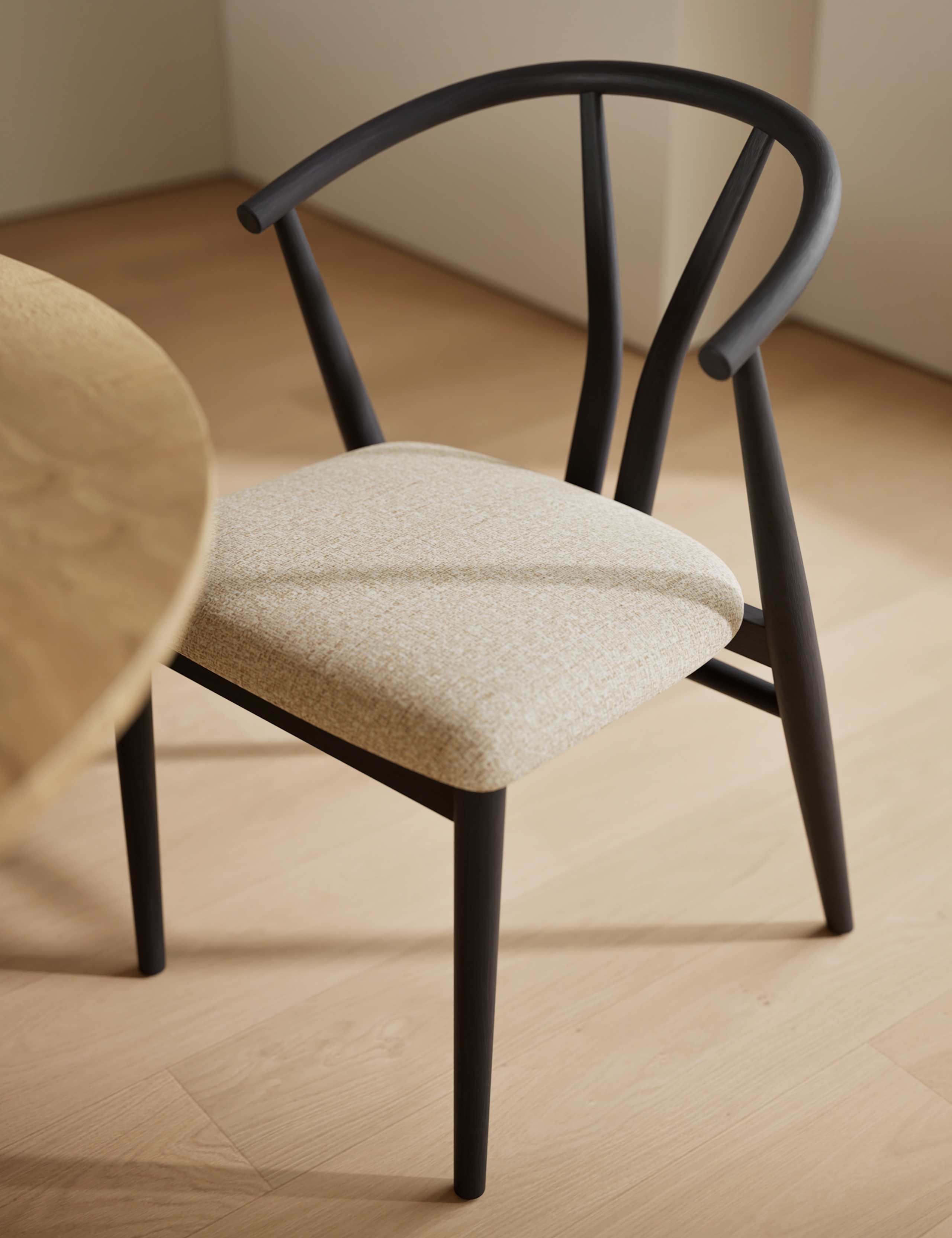 Set of 2 Wishbone Dining Chairs