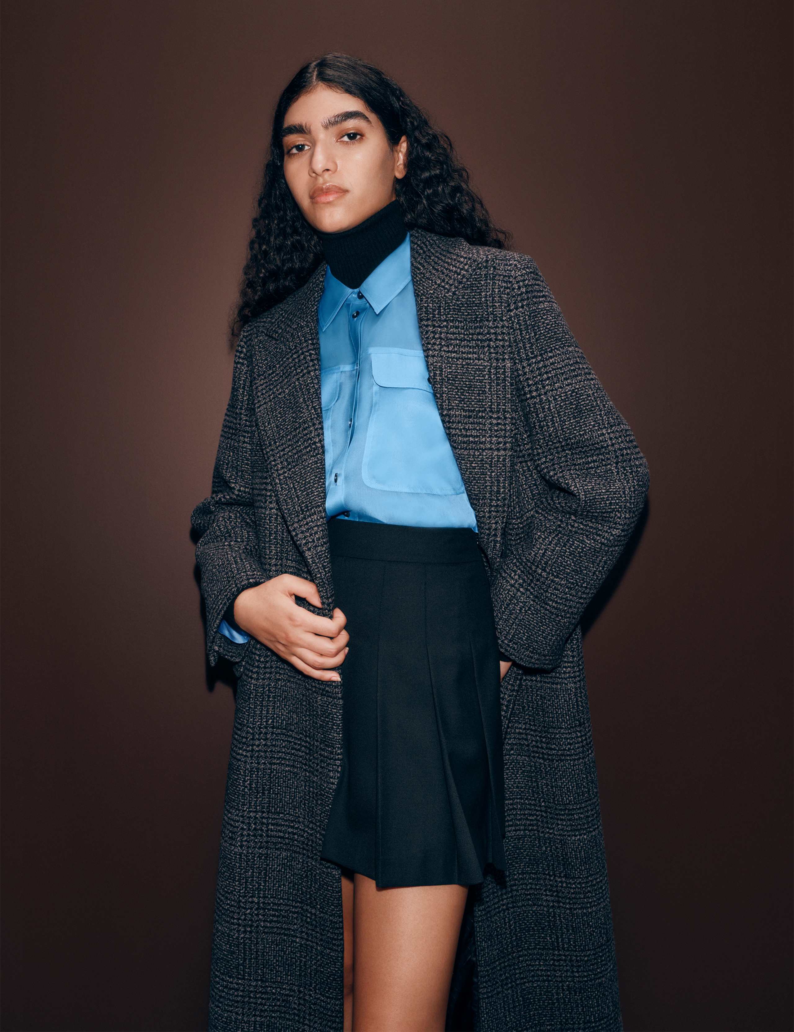 Pure Silk Organza Relaxed Utility Shirt