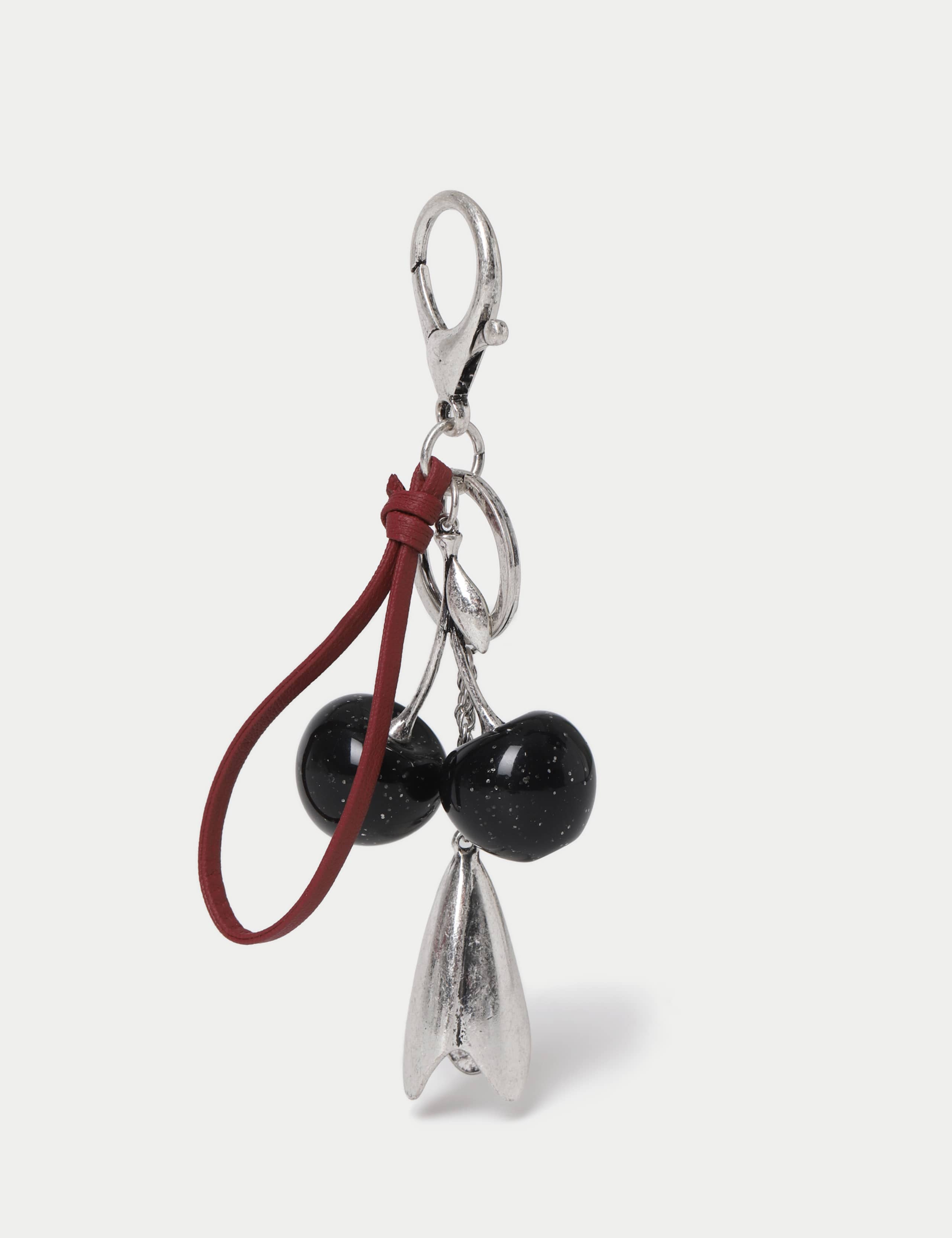 Dark Cherry Bag Charm