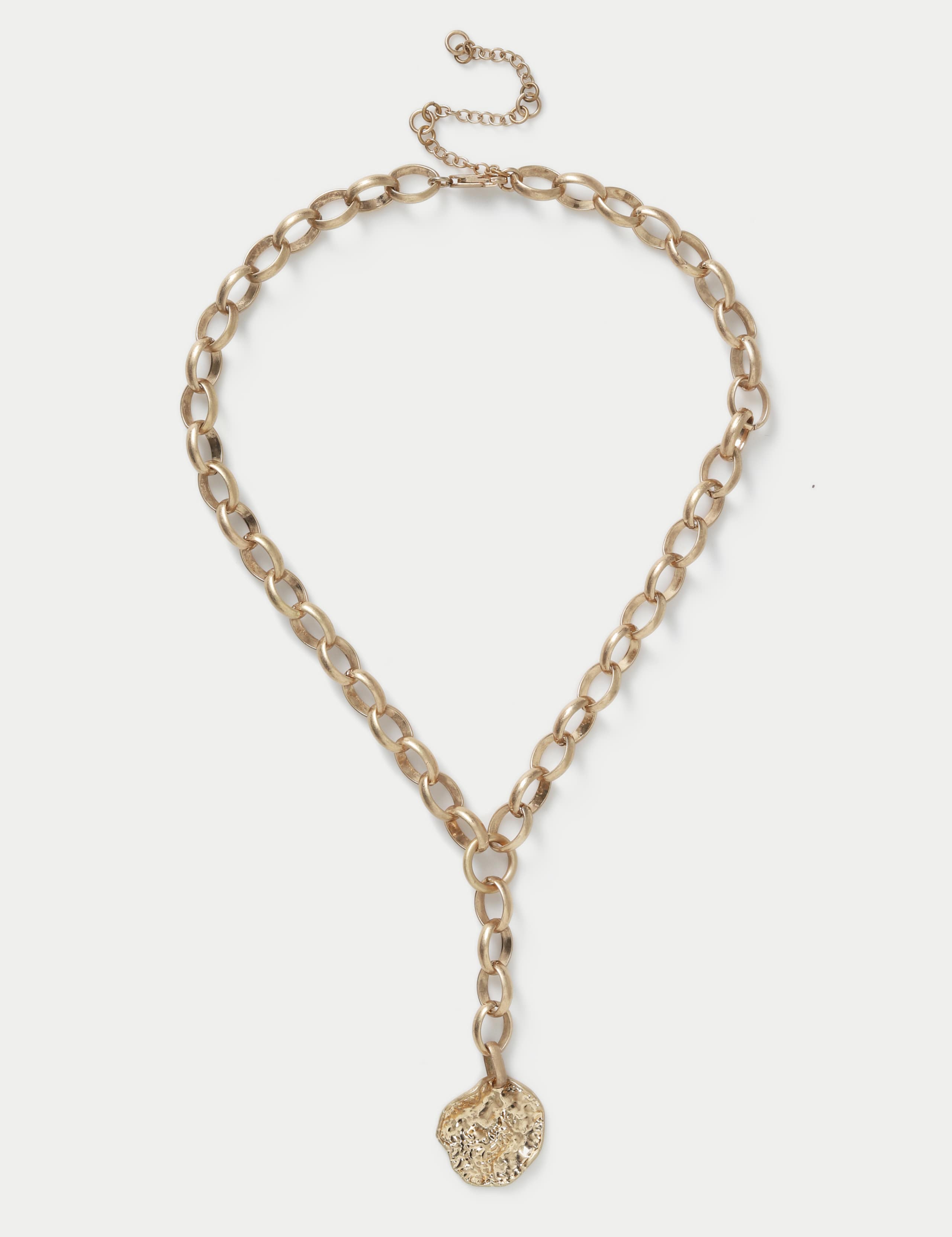 Per Una Brushed Link Pendant Y-Necklace