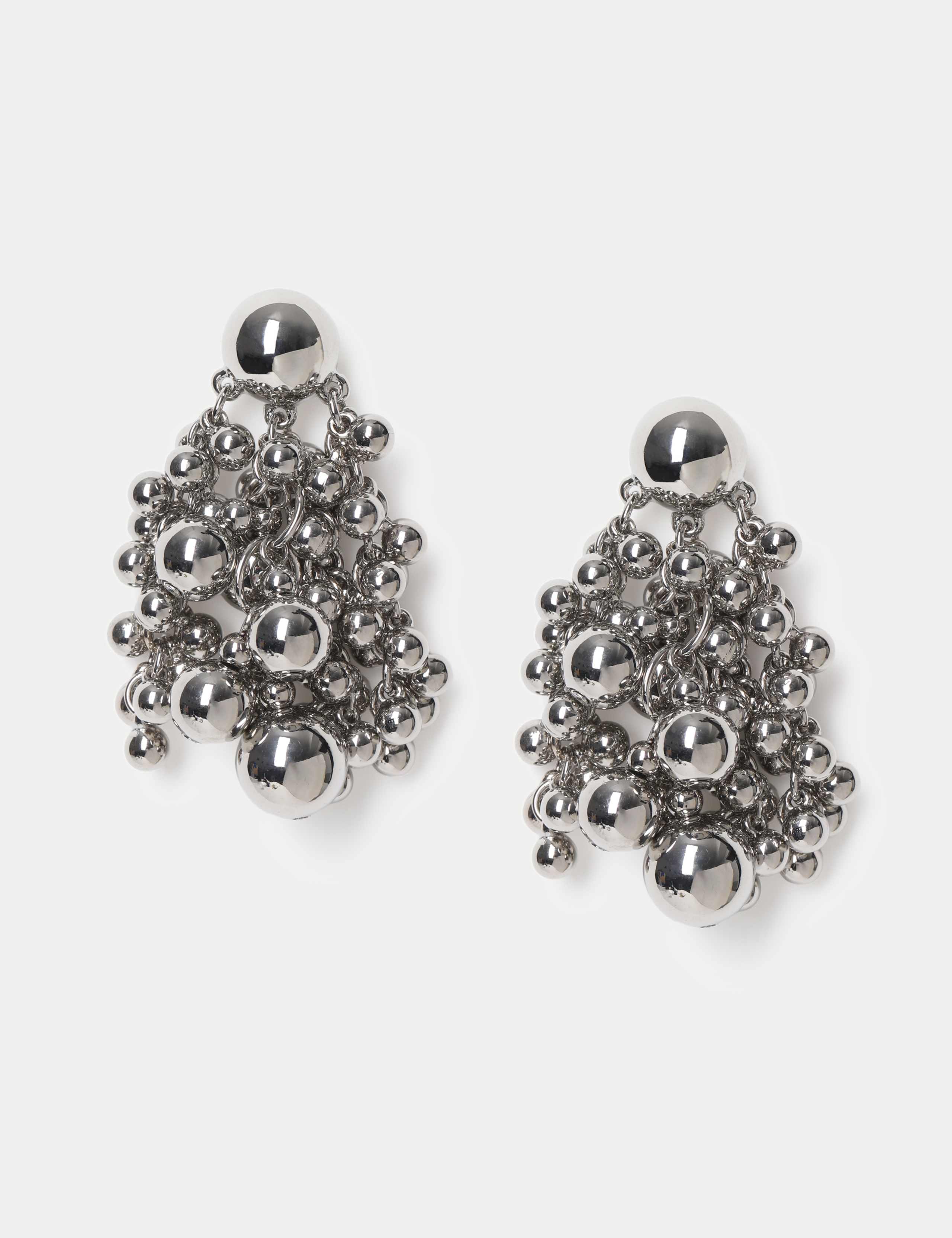 Sphere Cluster Drop Earrings