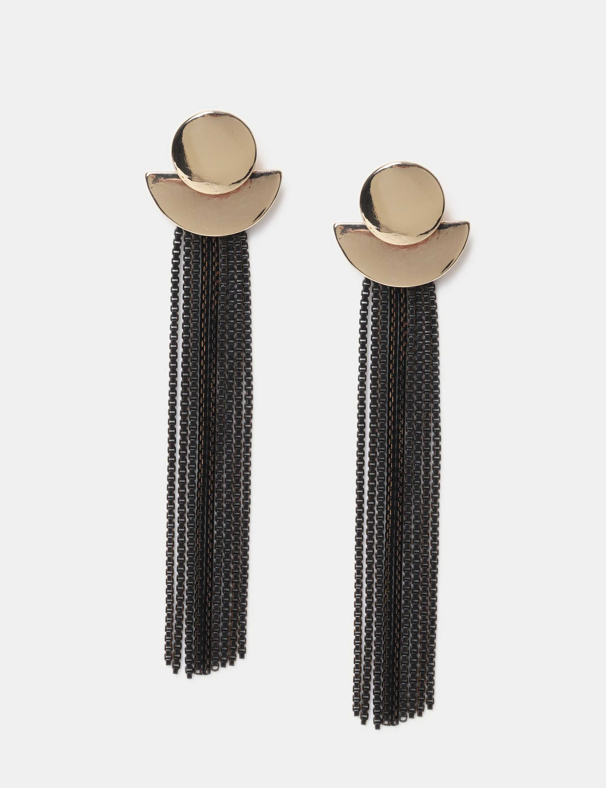 Large Tassel Statement Earrings