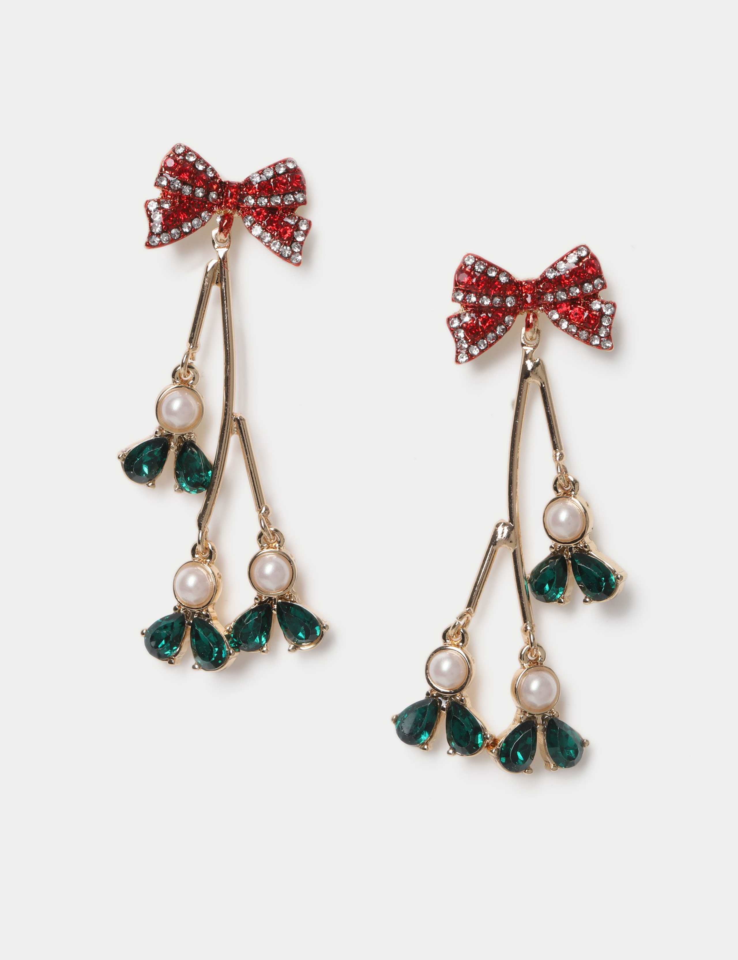 Mistletoe Drop Earrings