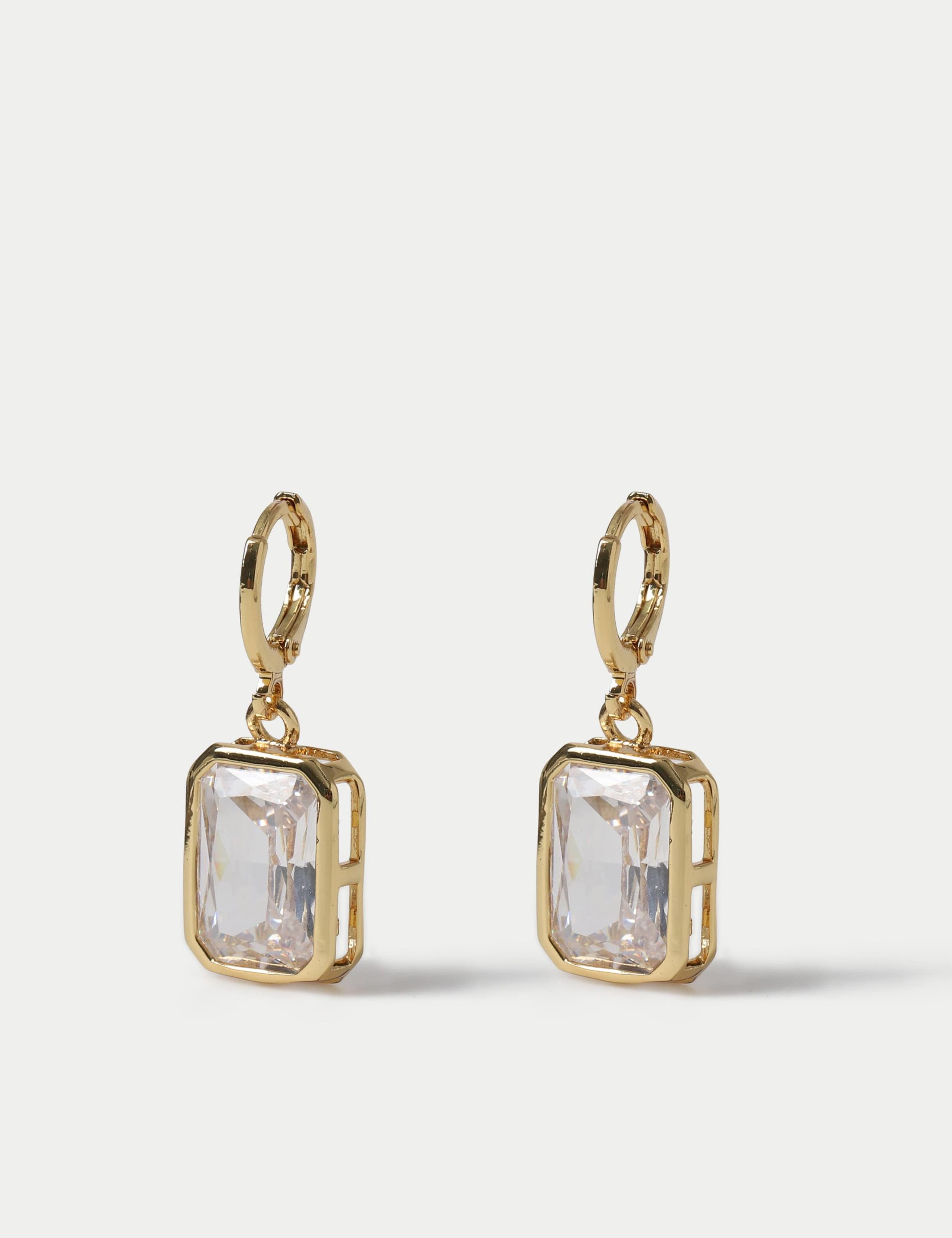 18k Gold Plated Cubic Zirconia Earrings