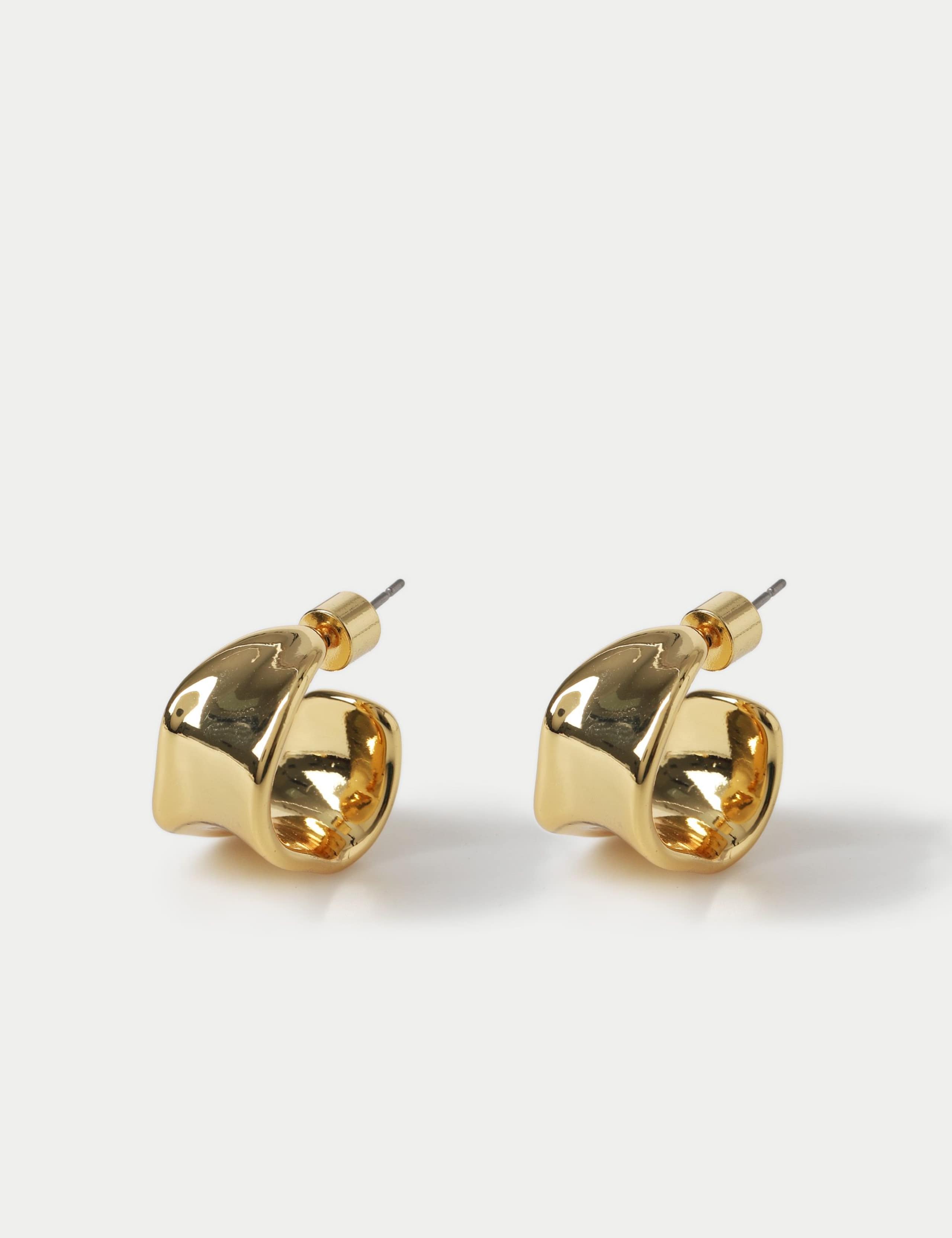 18ct Gold Plated Hoop Earrings