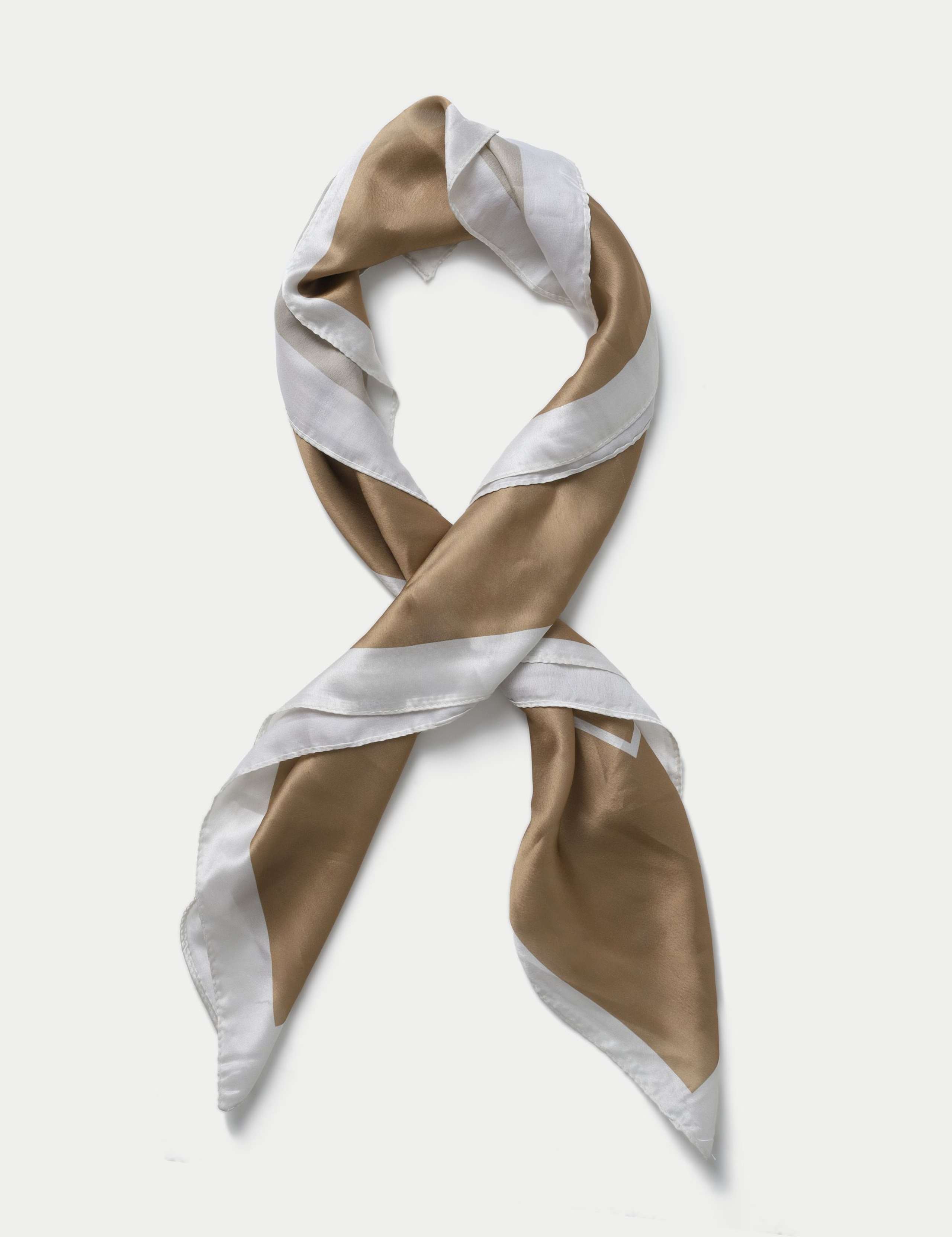 Brown Geo Printed Scarf
