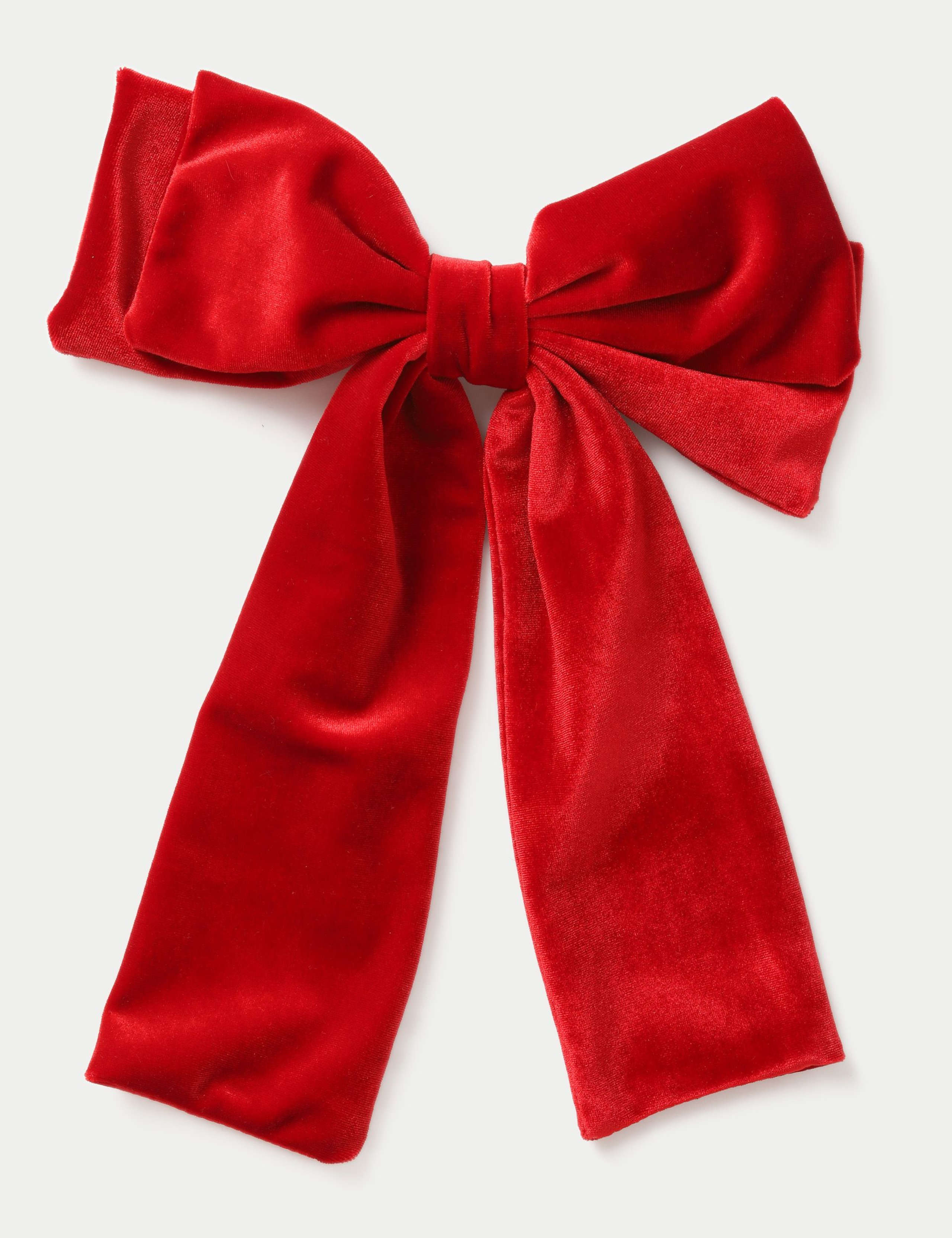 Large Velour Hair Bow