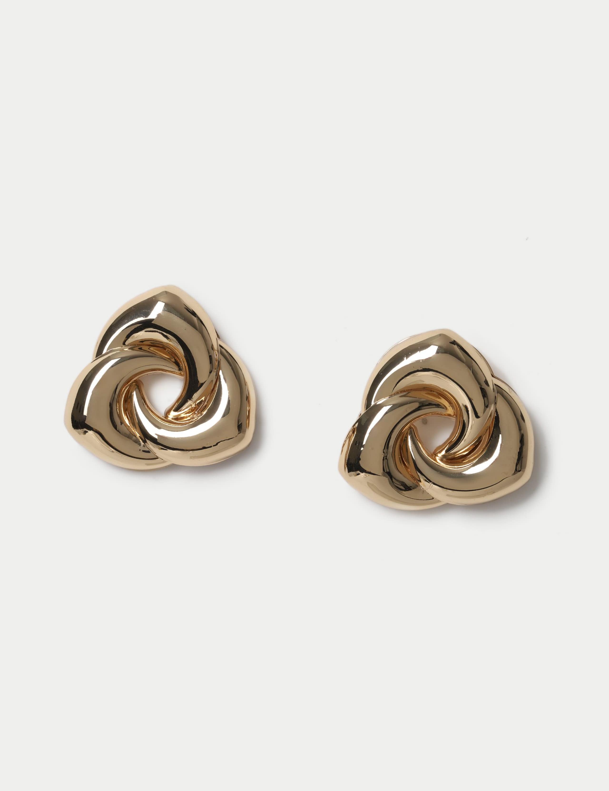 Twist Knot Stud Earrings