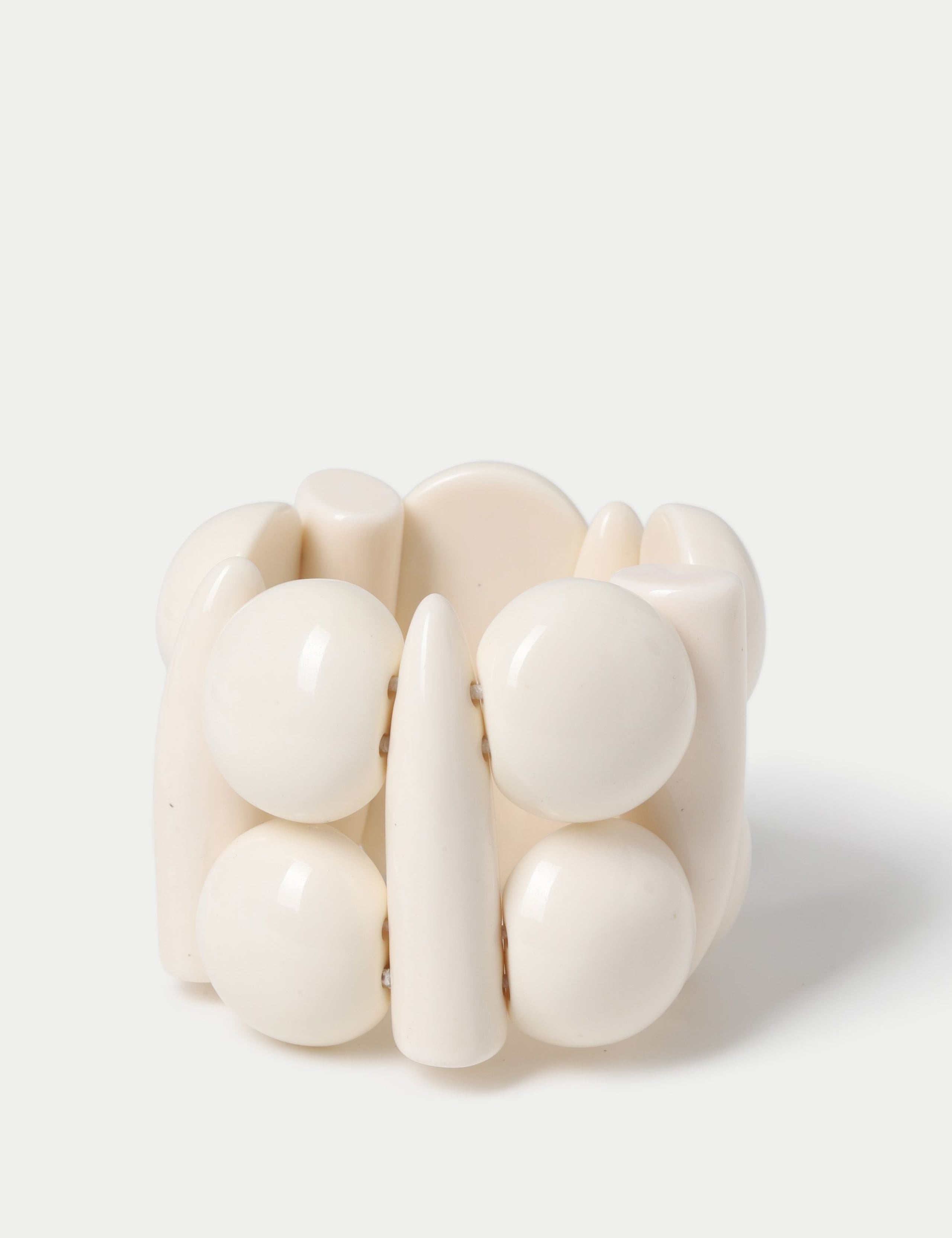 Resin Mixed Shape Stretch Bracelet