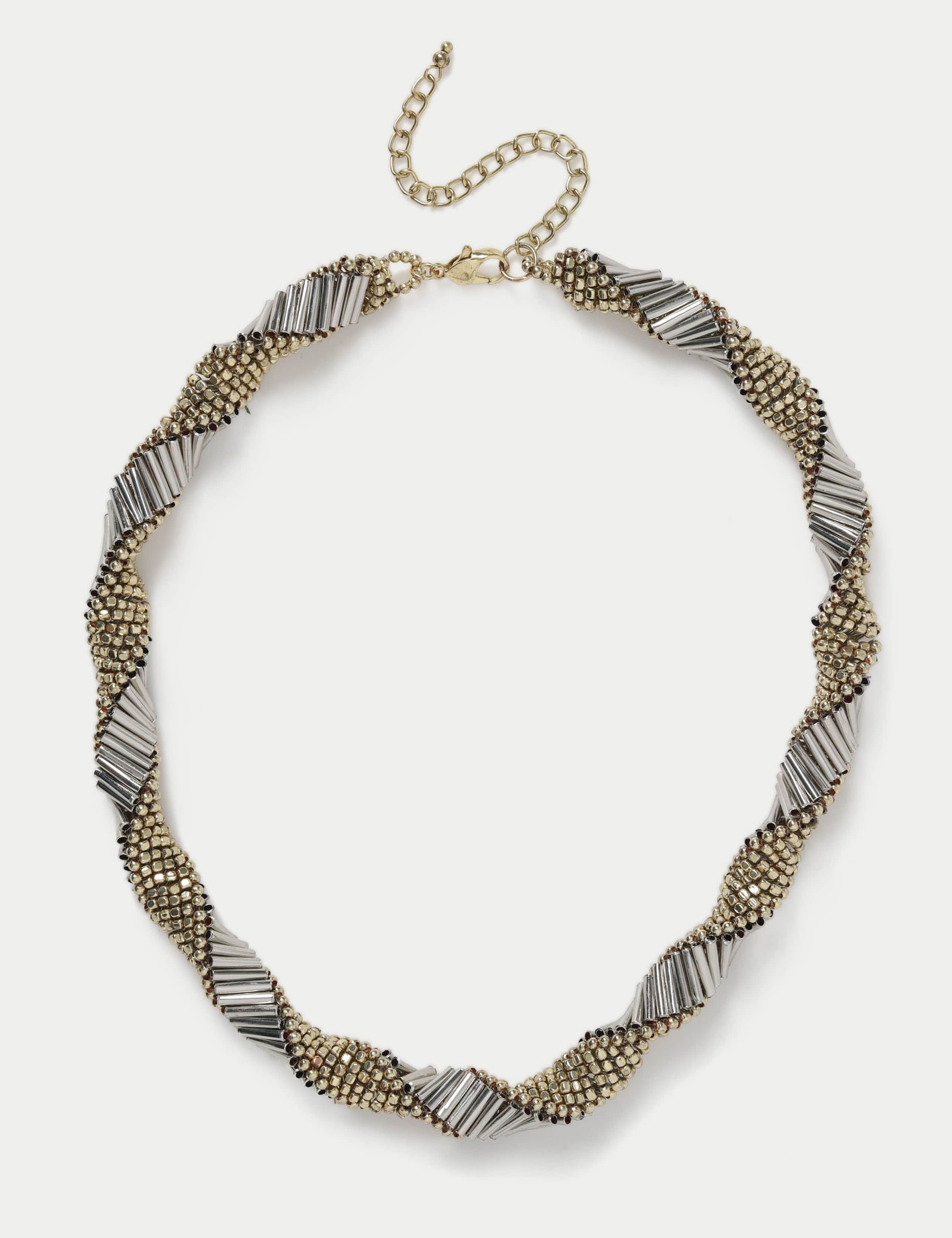 Per Una Beaded Twist Necklace