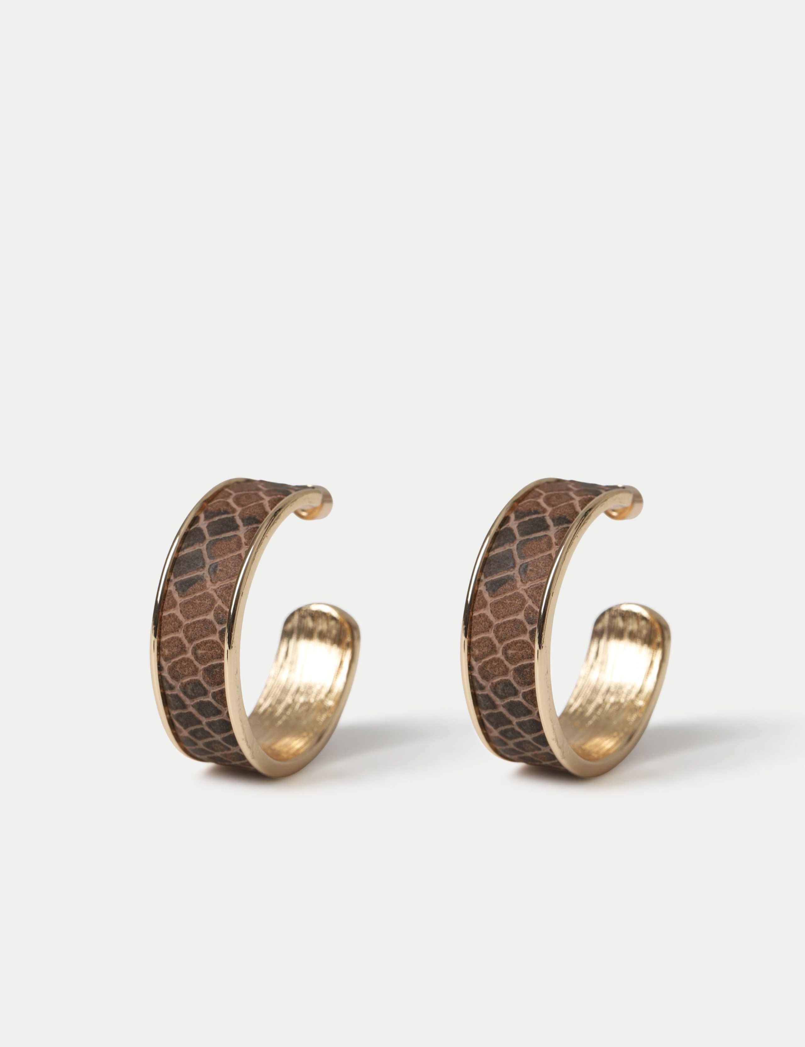 Snake Hoop Earrings