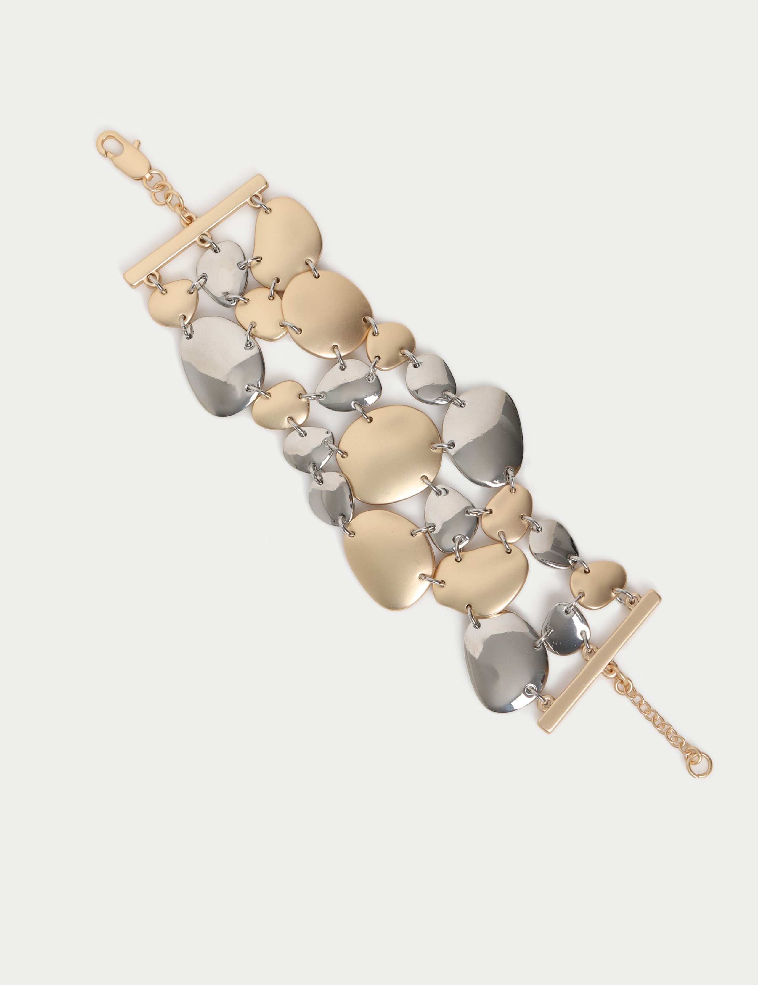 Irregular Brushed Metal Wristwear