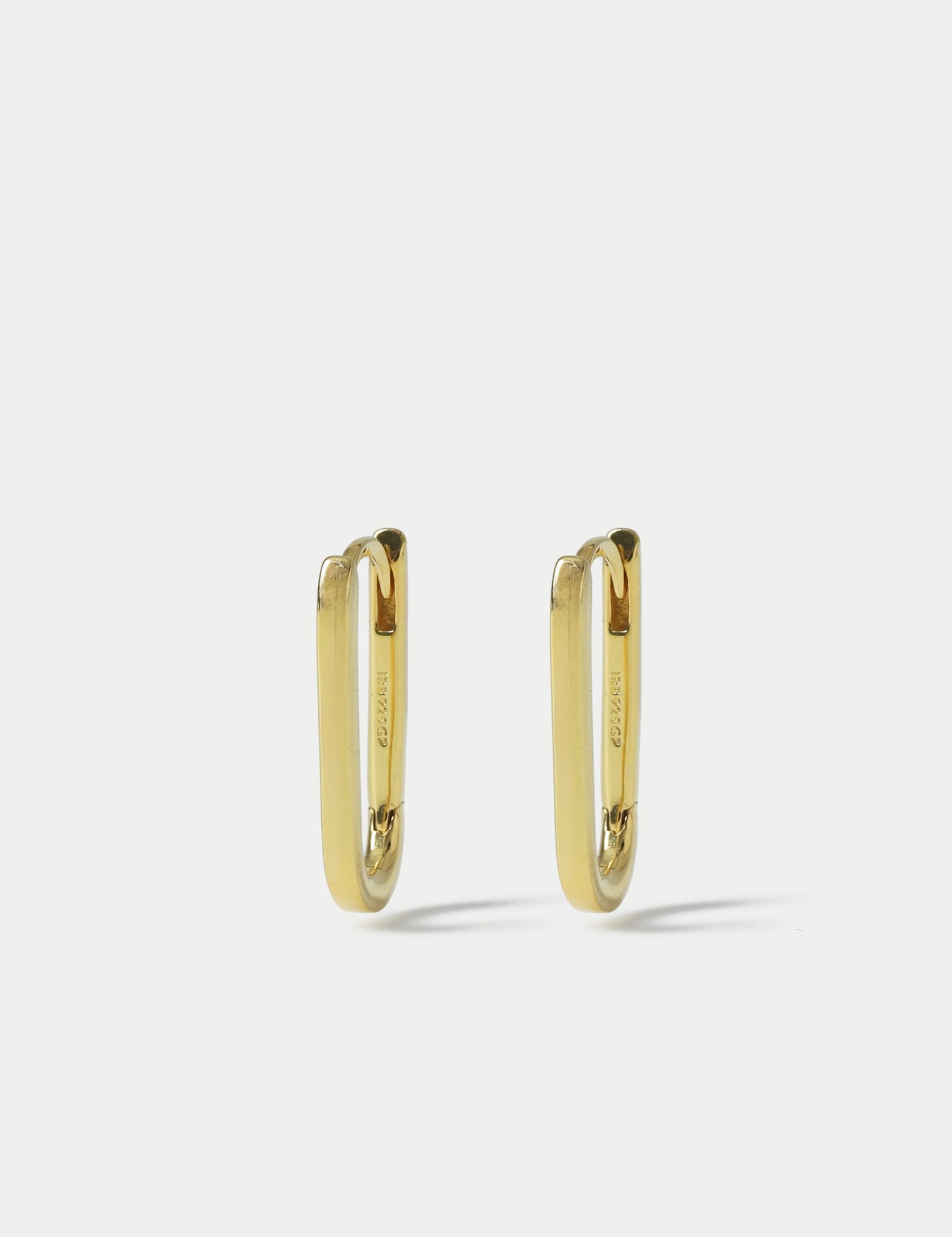 Sterling Silver Oval Earrings