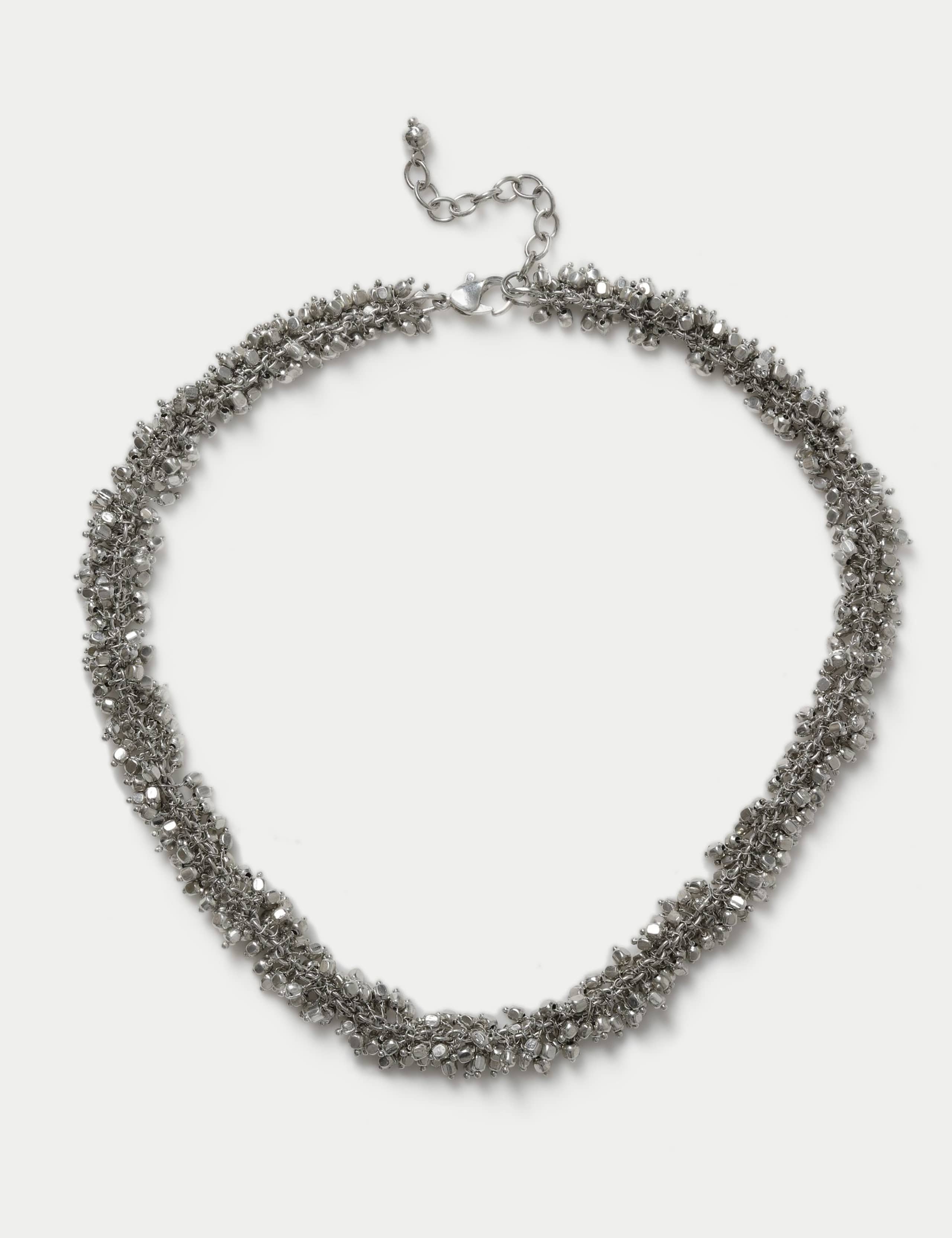 Beaded Cluster Necklace