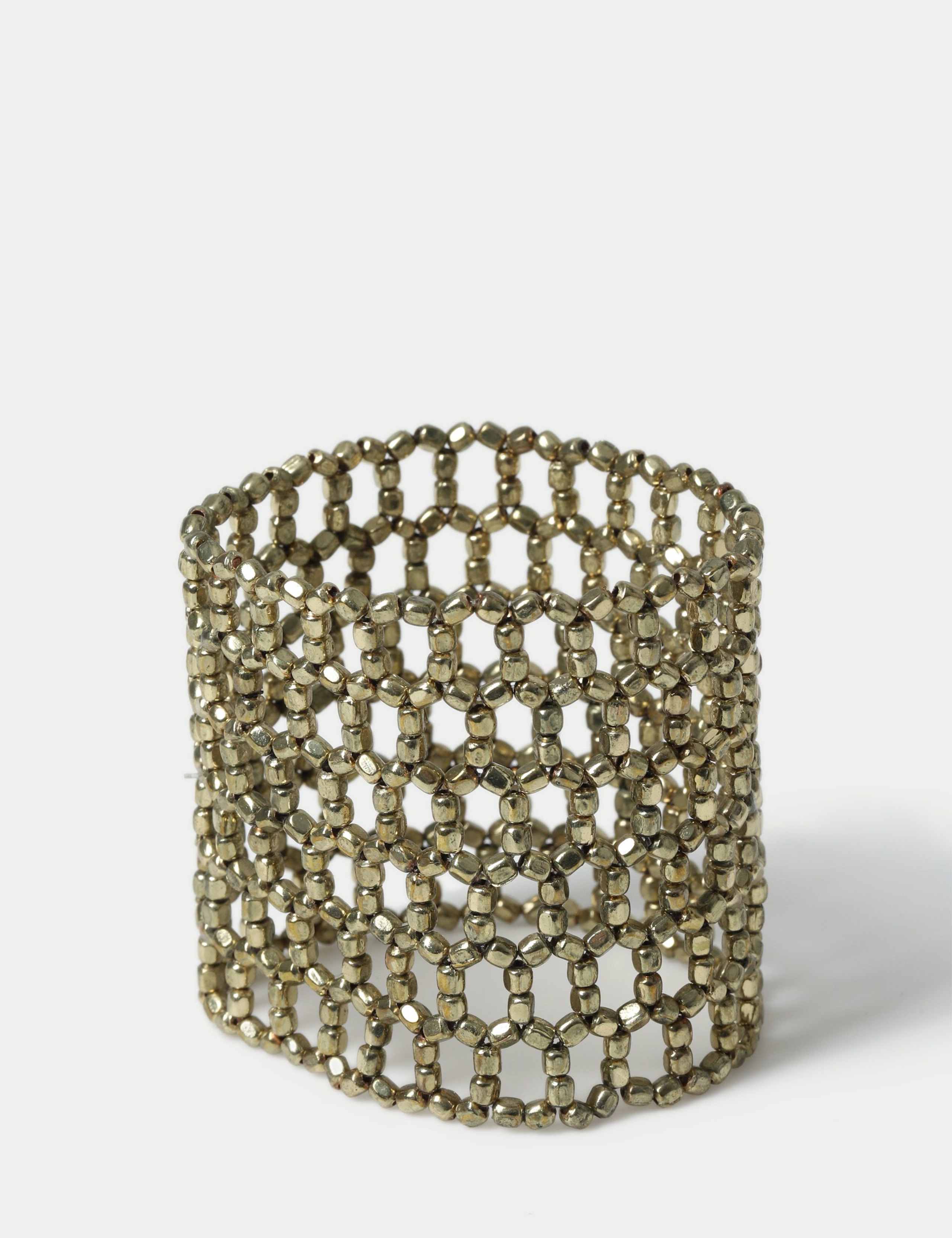 Faceted Bead Stretch Bracelet