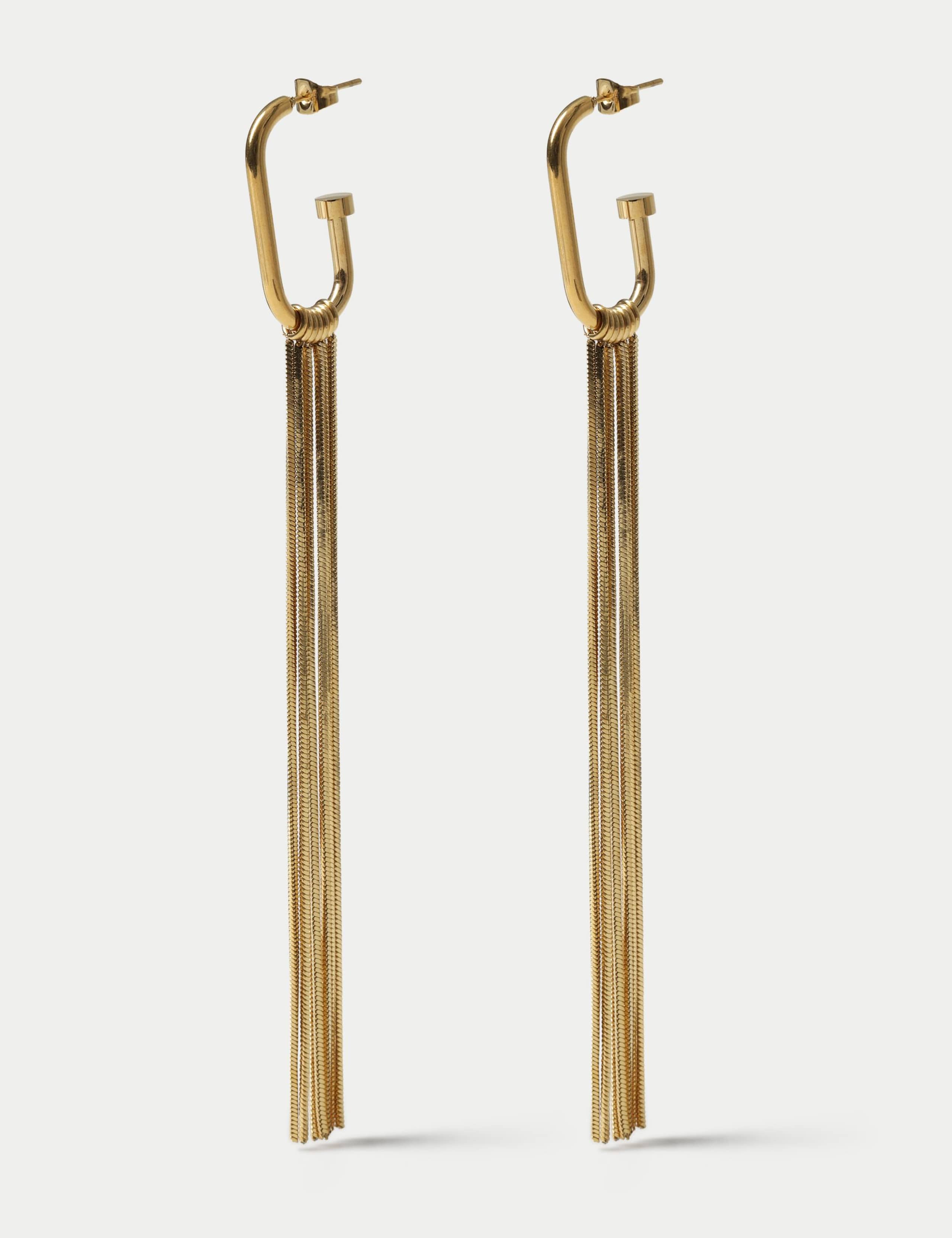 Fringe Hoop Earrings