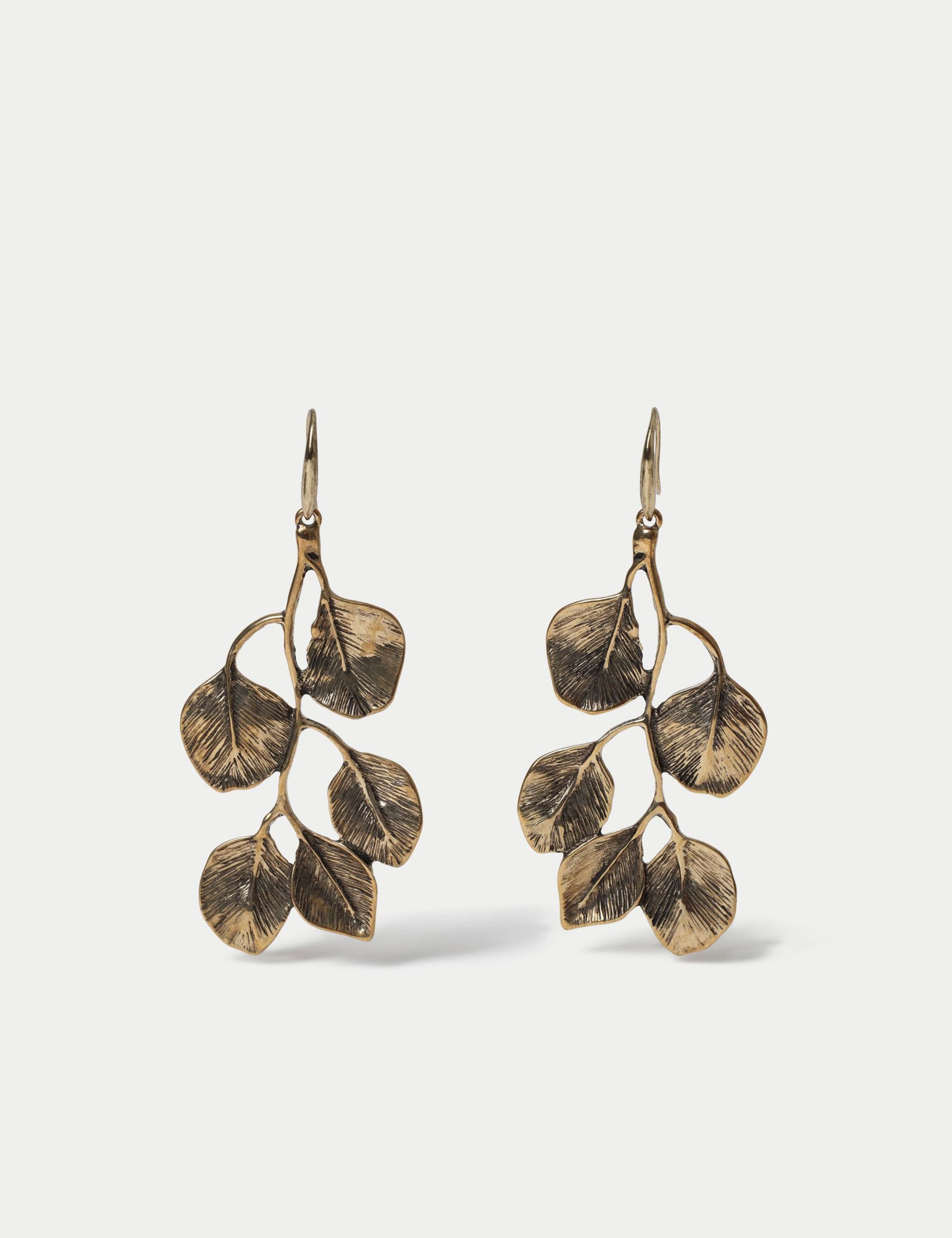 Leaf Drop Earrings