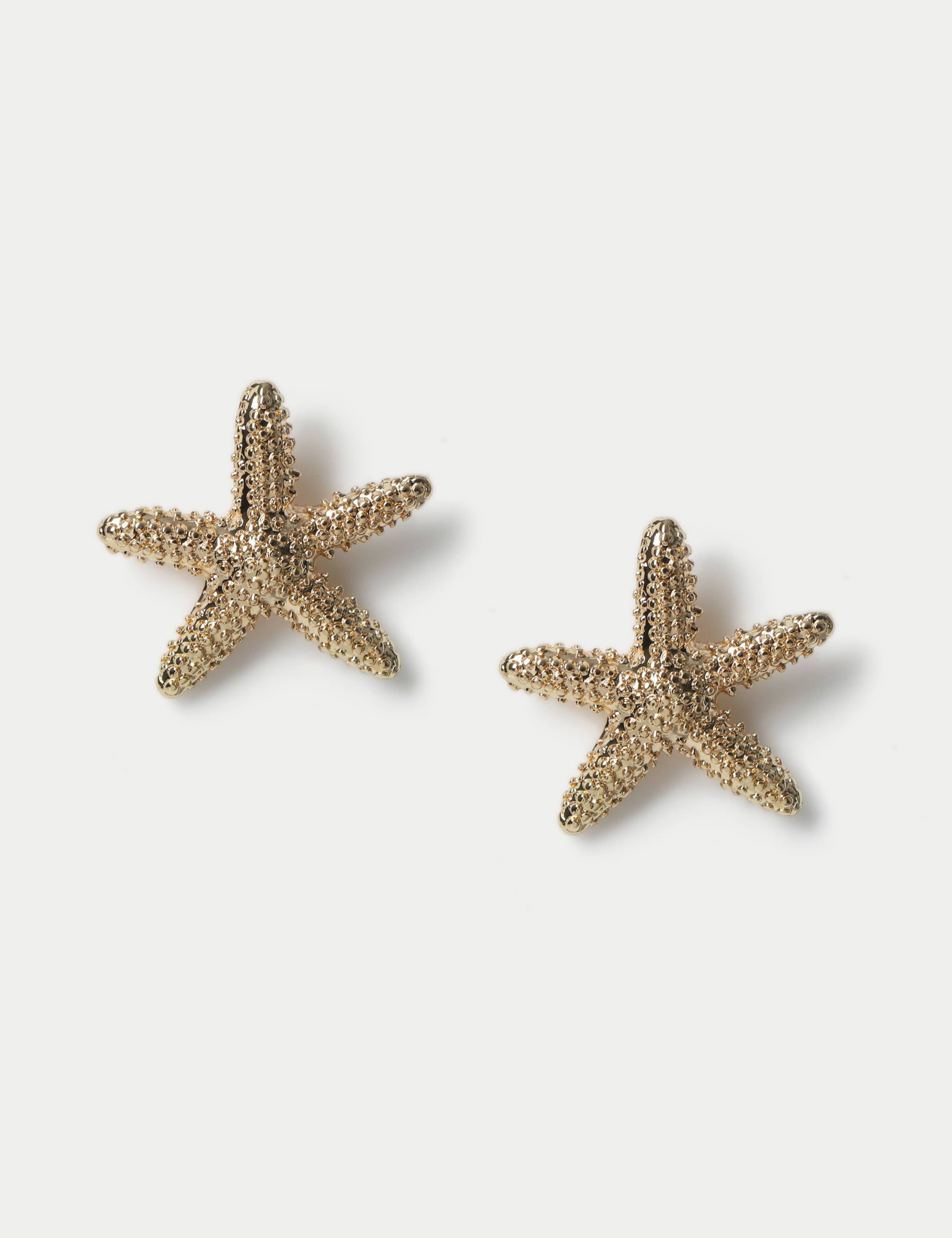 Mini Starfish Stud Earrings