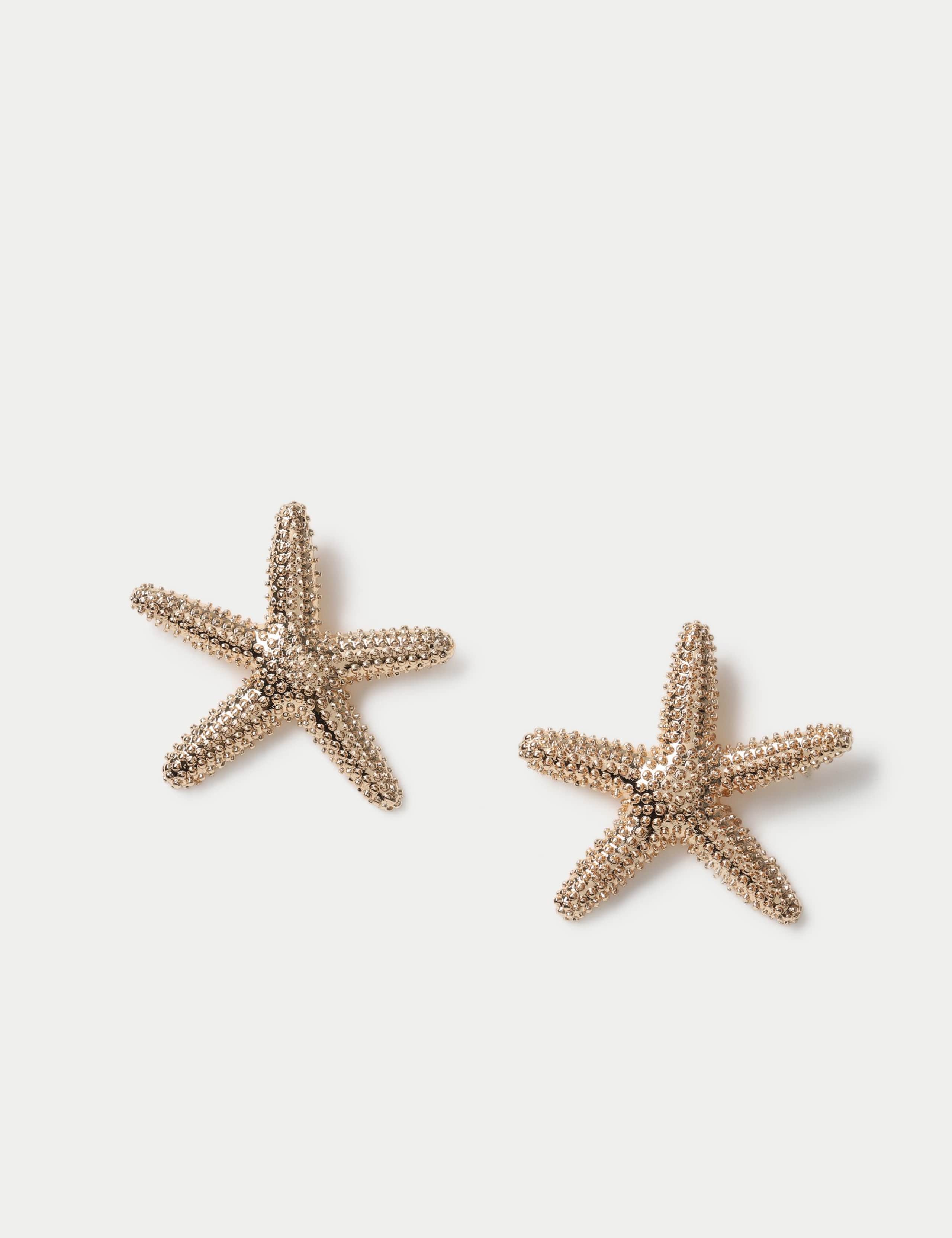 Oversized Starfish Stud Earrings
