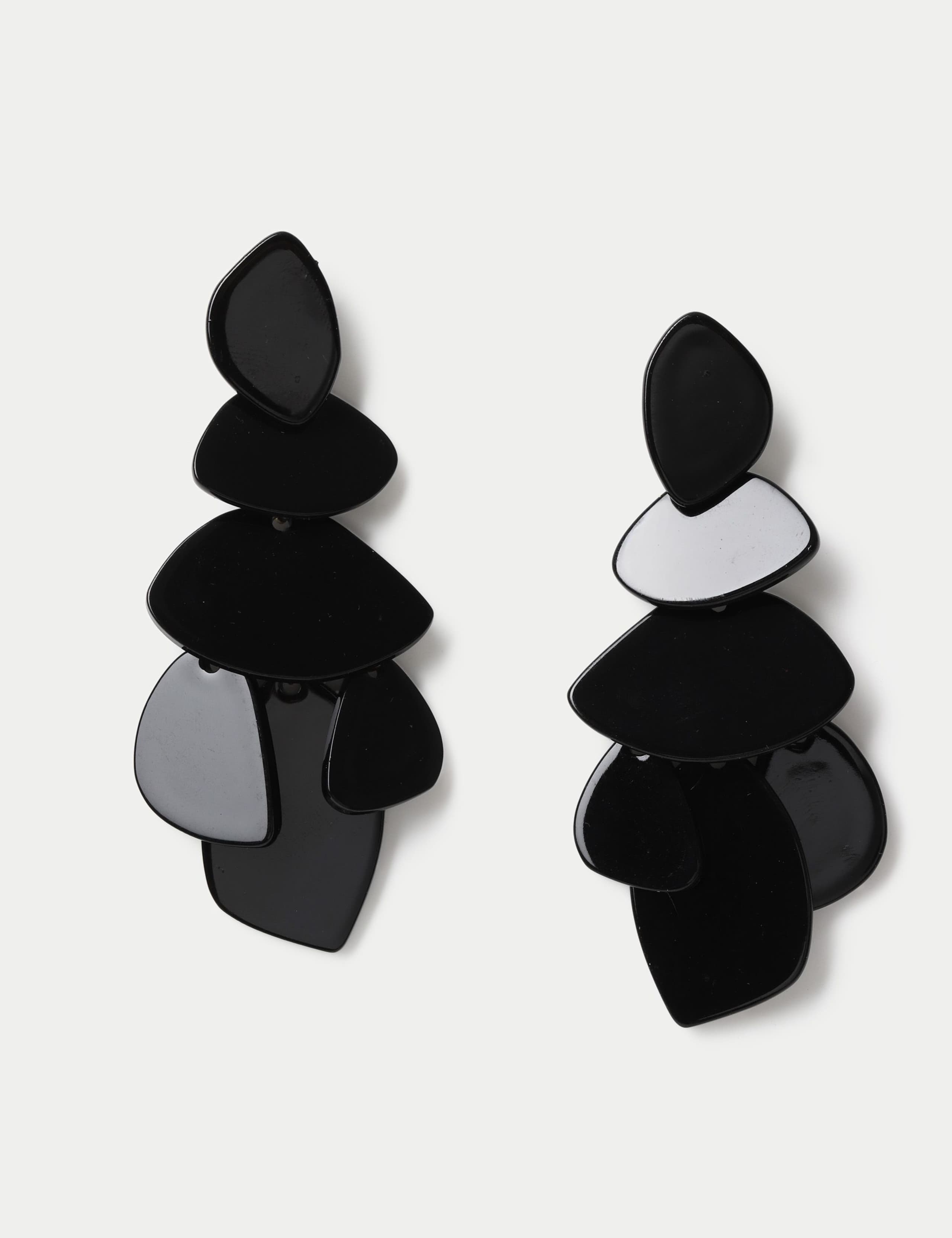 Resin Cascade Drop Earrings