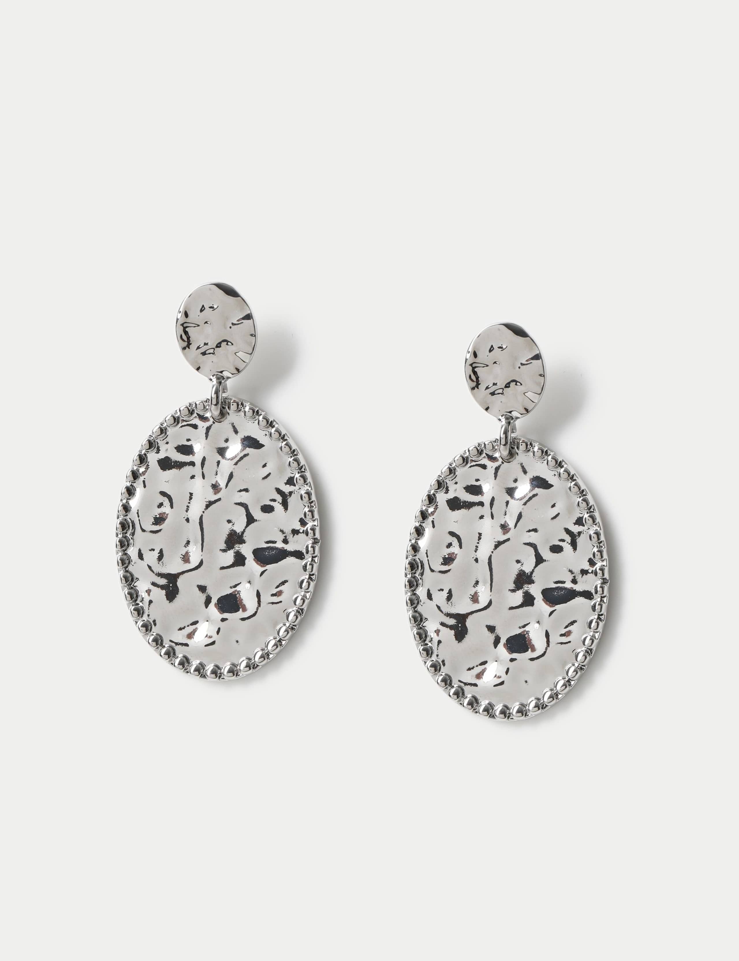 Textured Drop Earrings