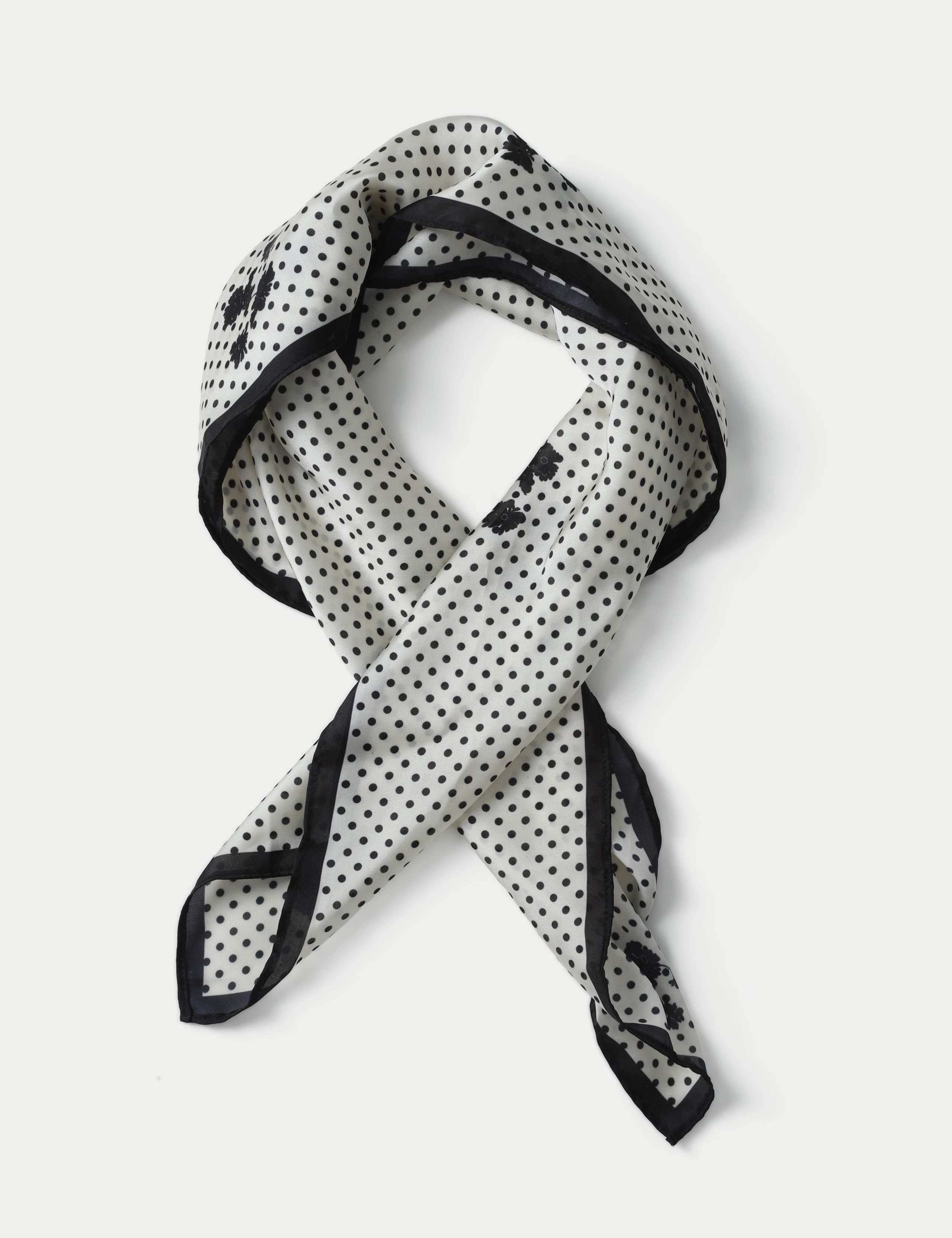 TP Polka And Floral Scarf