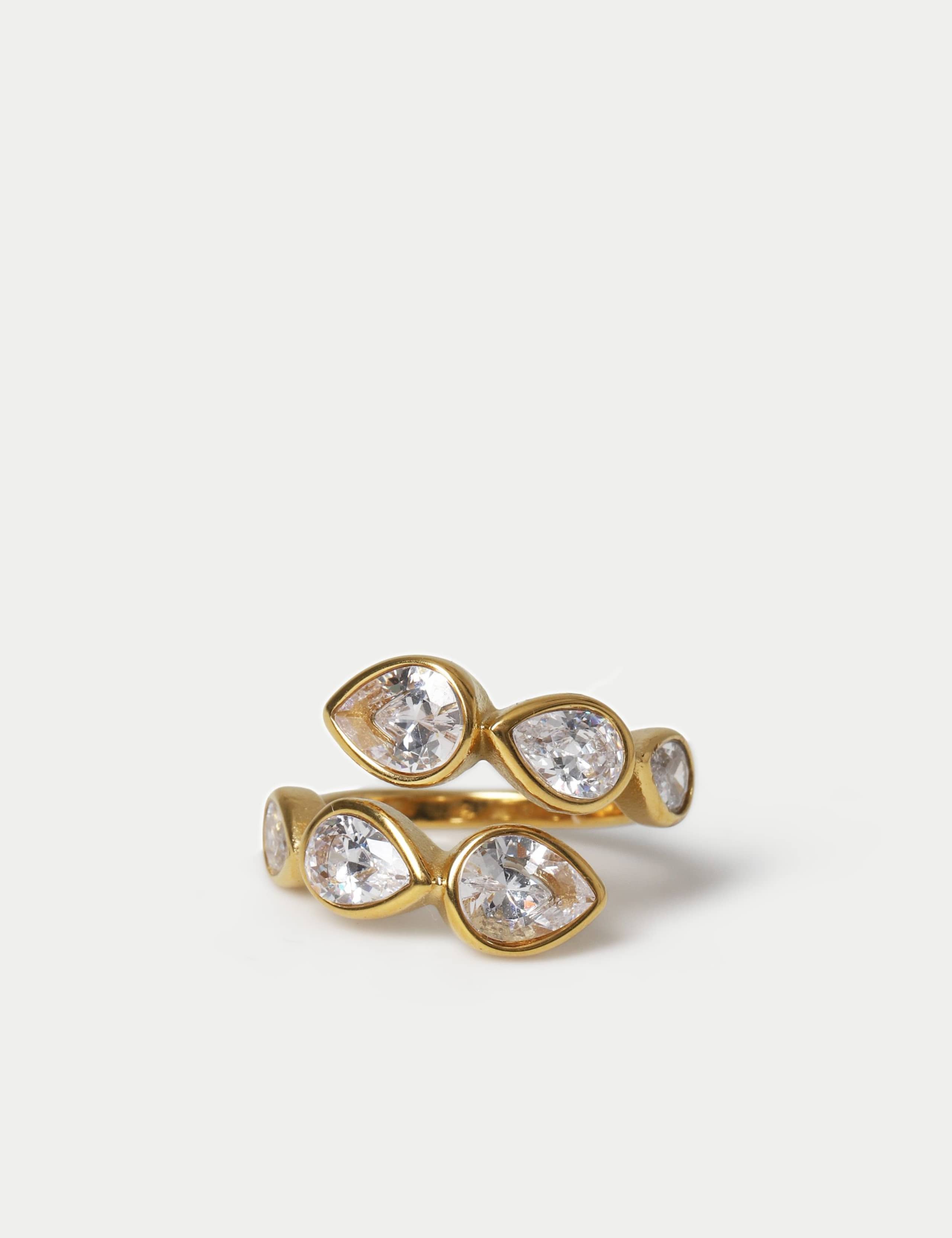Cubic Zirconia Wrap Ring