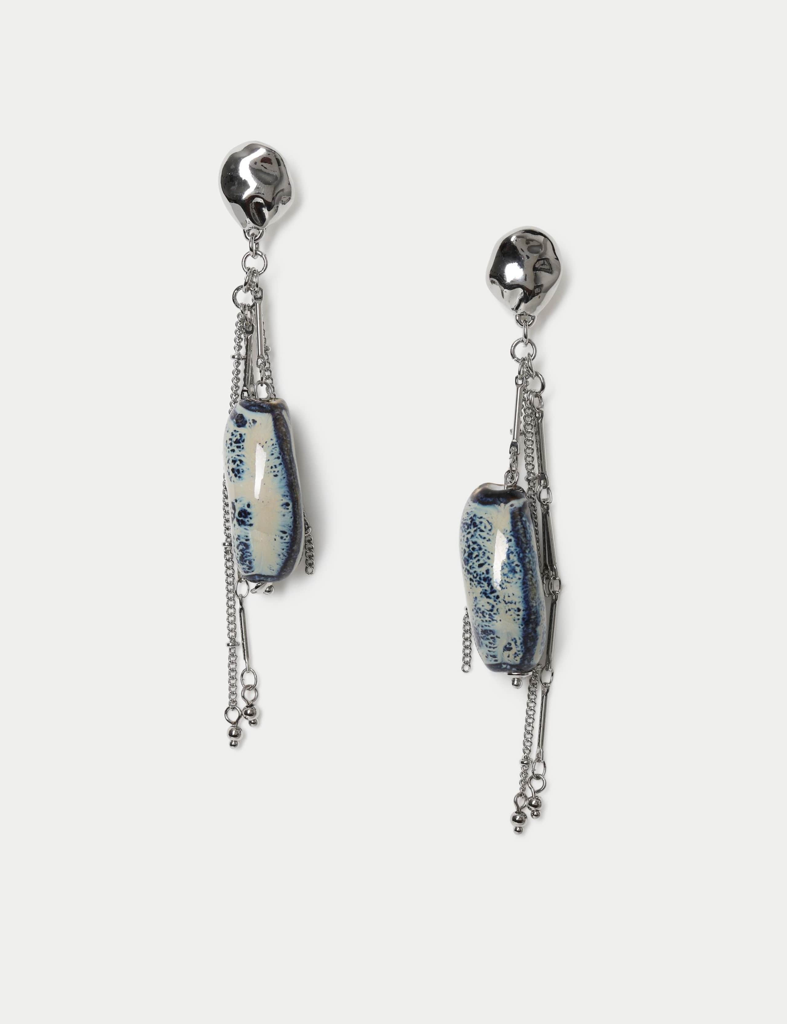 Stone Drop Earrings