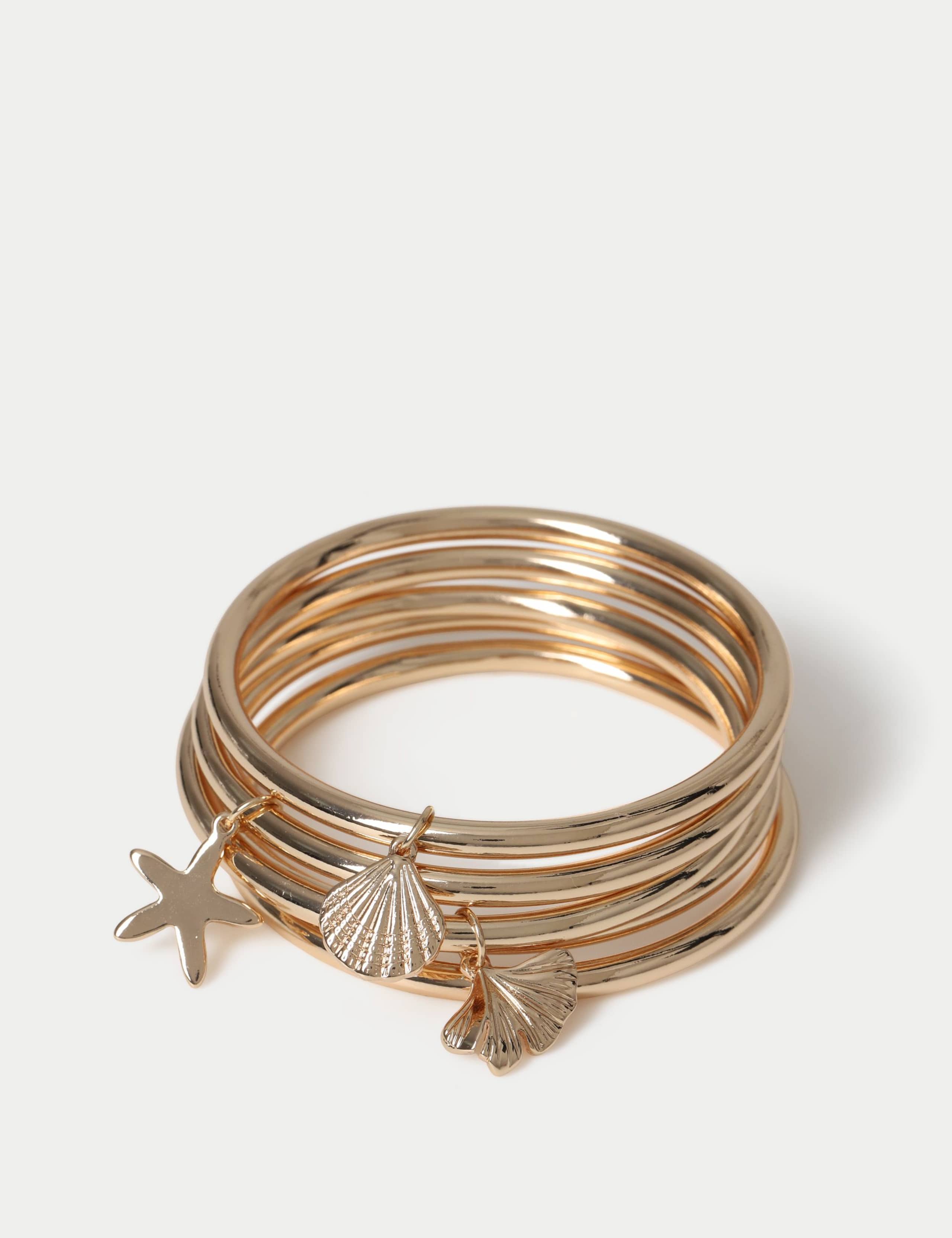 5 Pack Charm Bangles