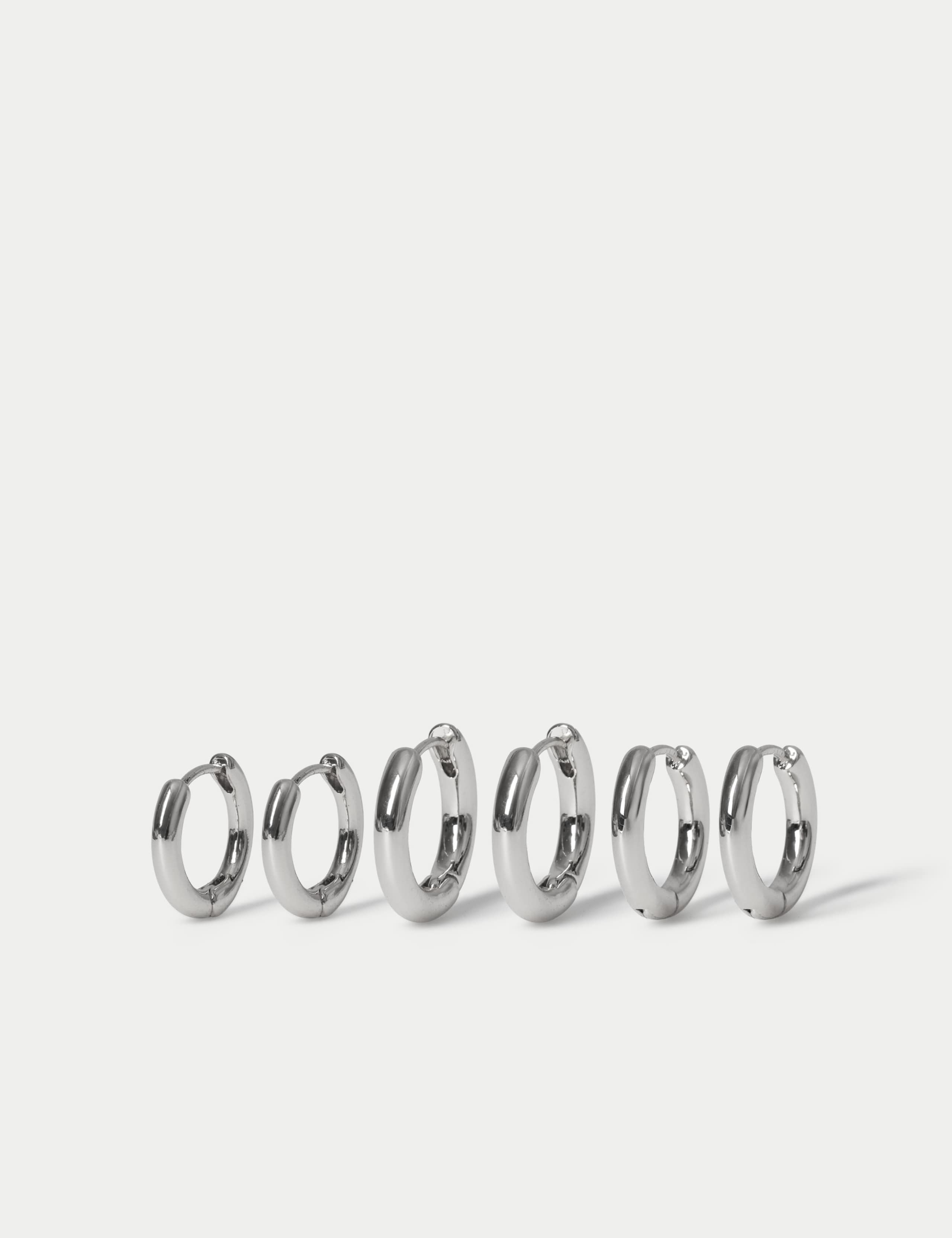 3 Pack Mini Trio Hoop Earrings