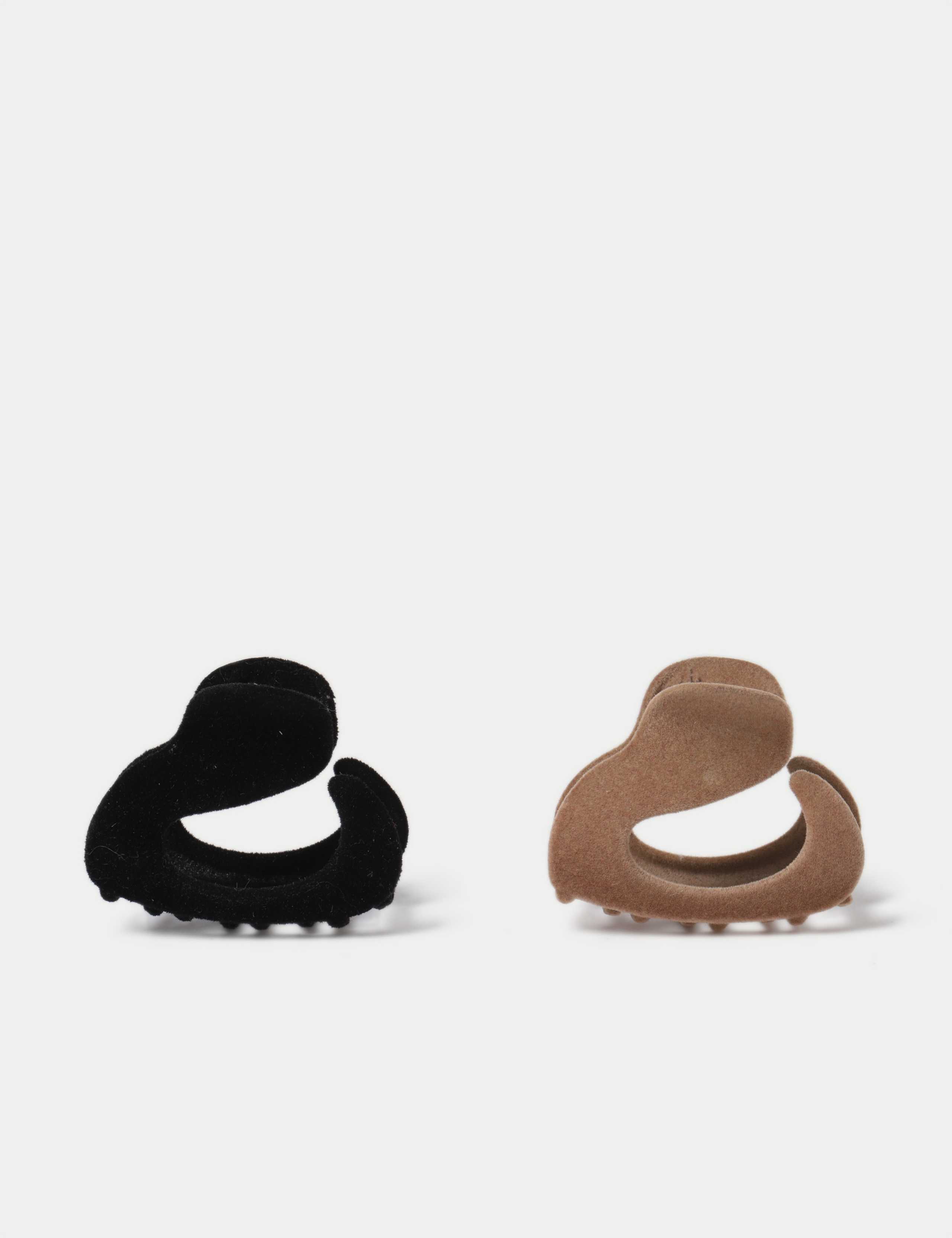 2 Pack Flocked Check Claws