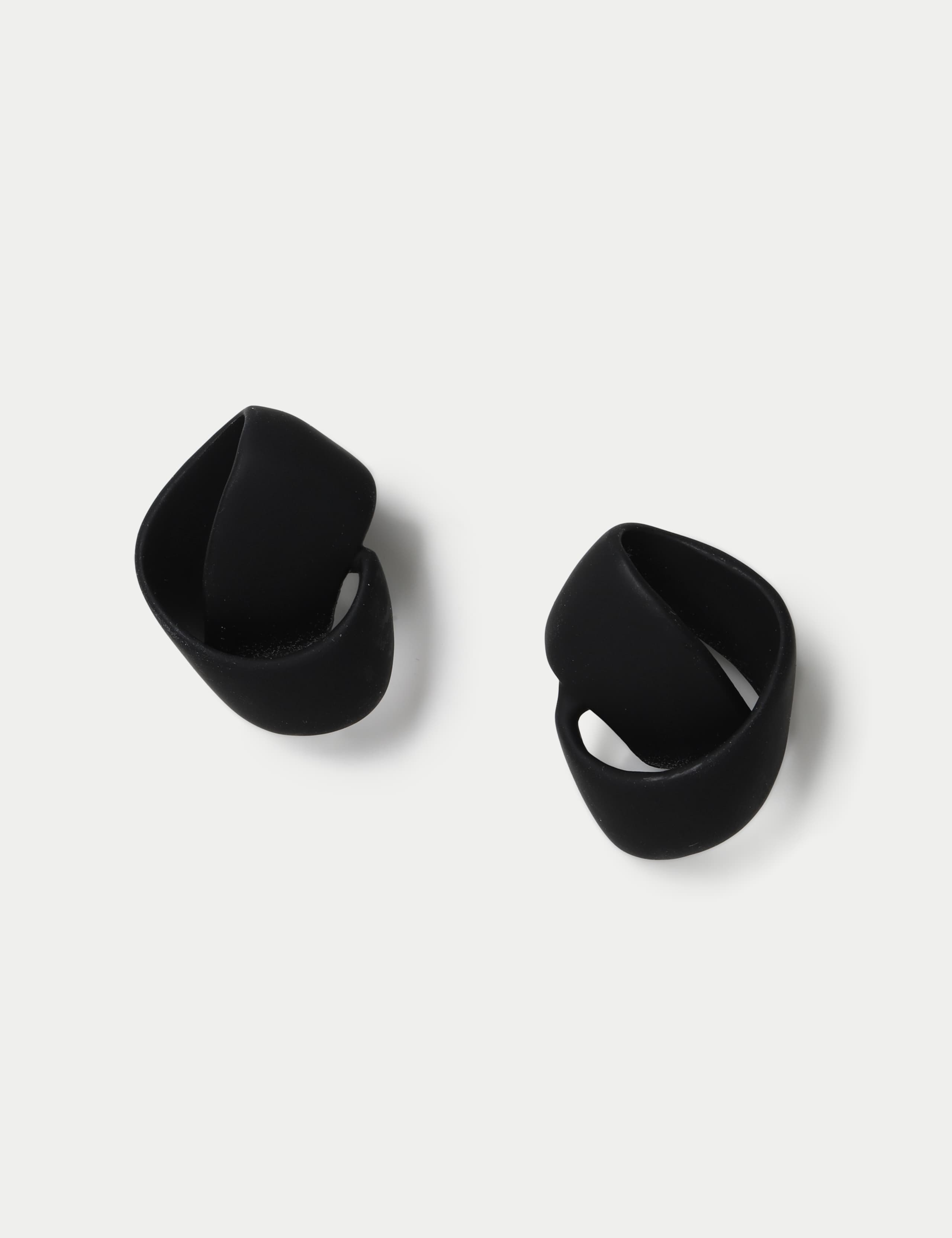 Powdercoat Swirl Stud Earrings