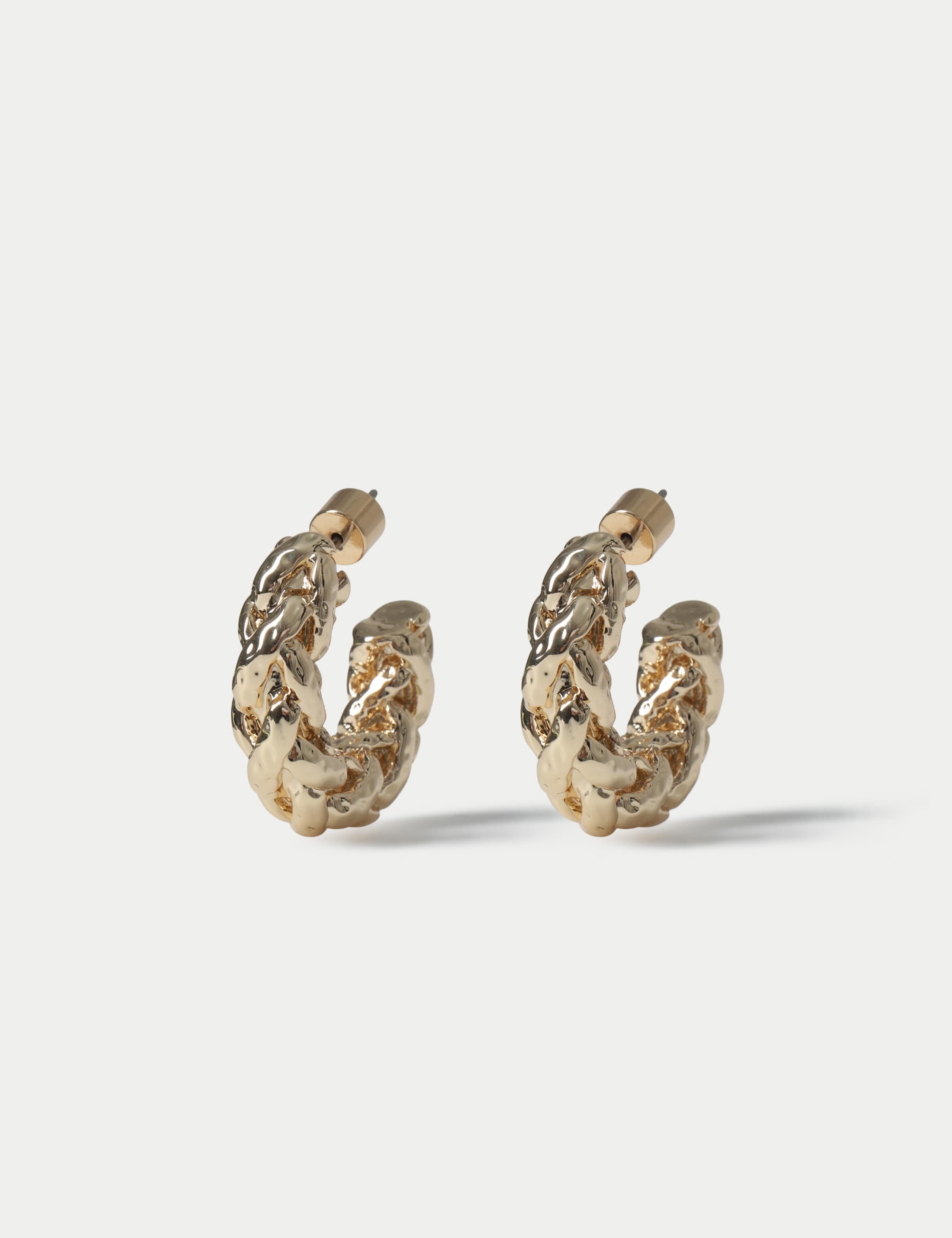 Weave Hoop Earrings