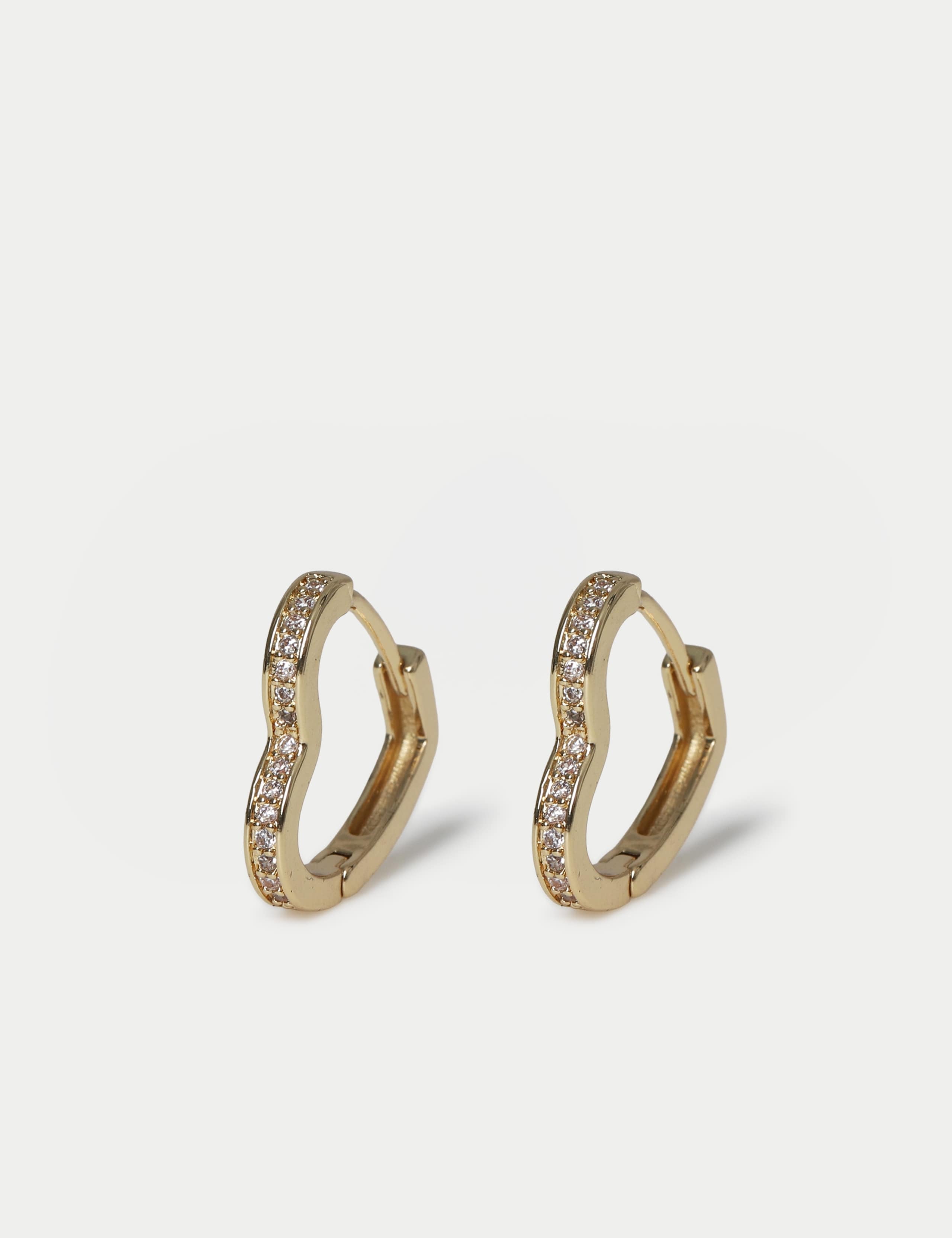 14ct Gold Plated Heart Clicker Earring