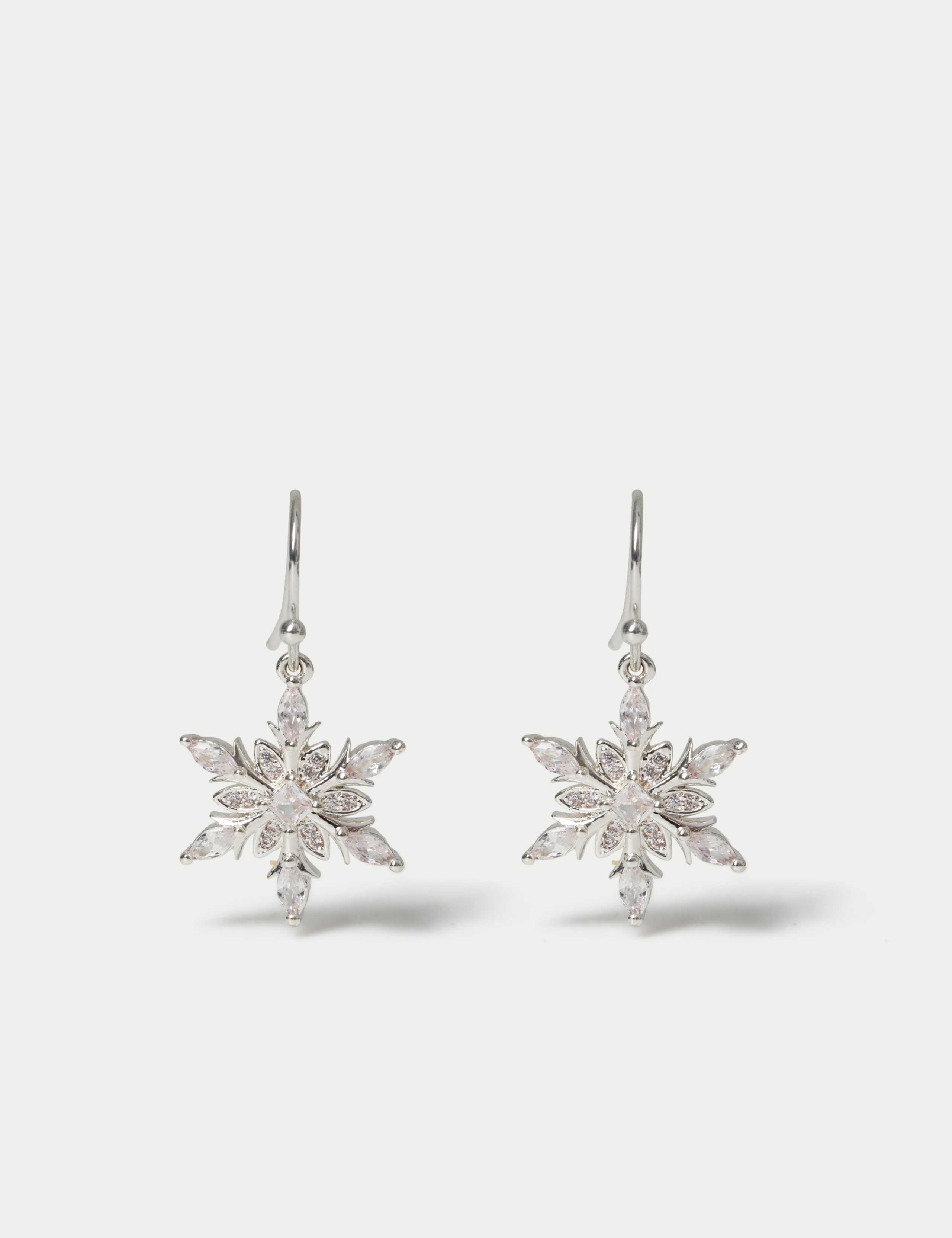 Christmas Snowflake Cyrstal Earrings