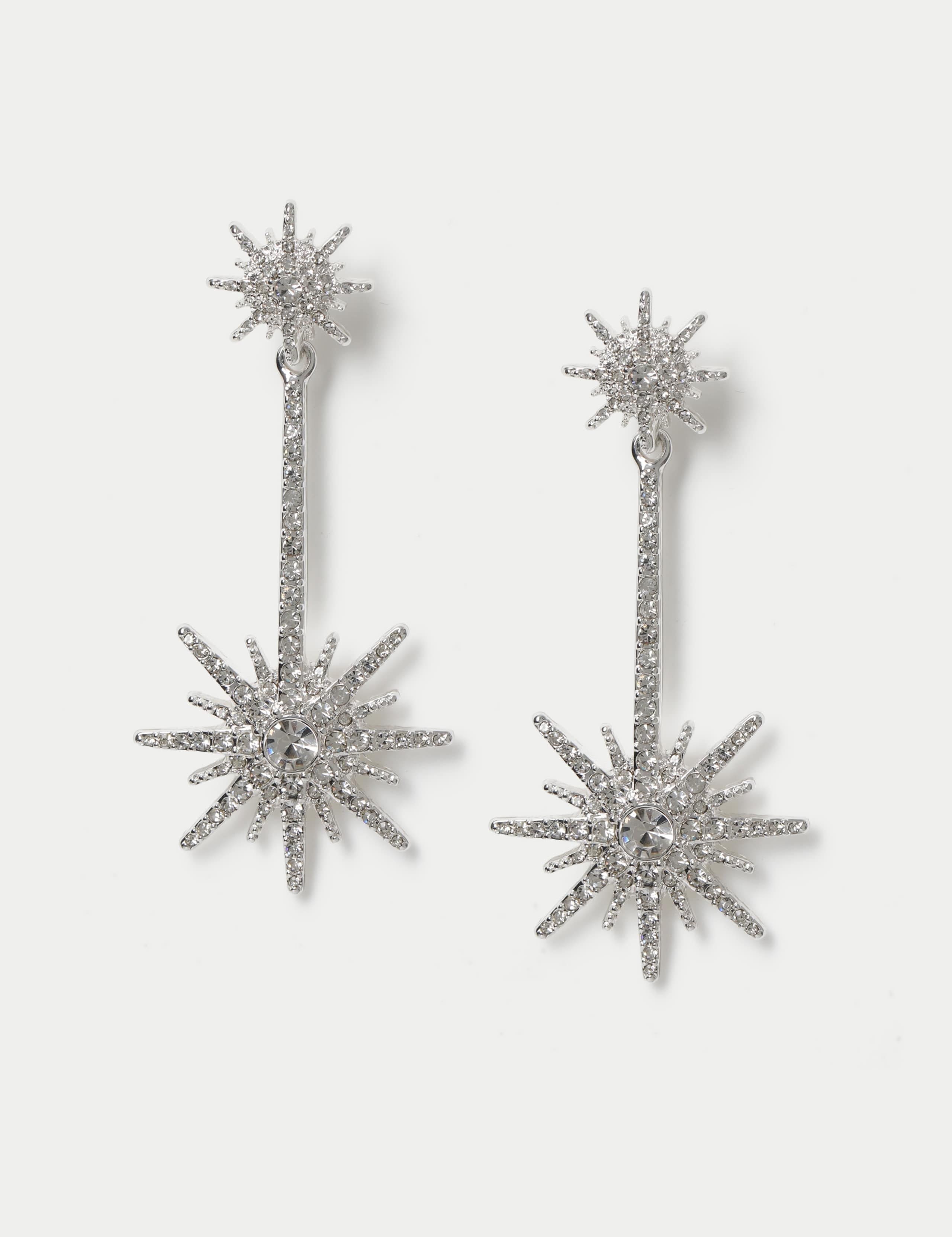 Christmas Star Stick Drop Earrings