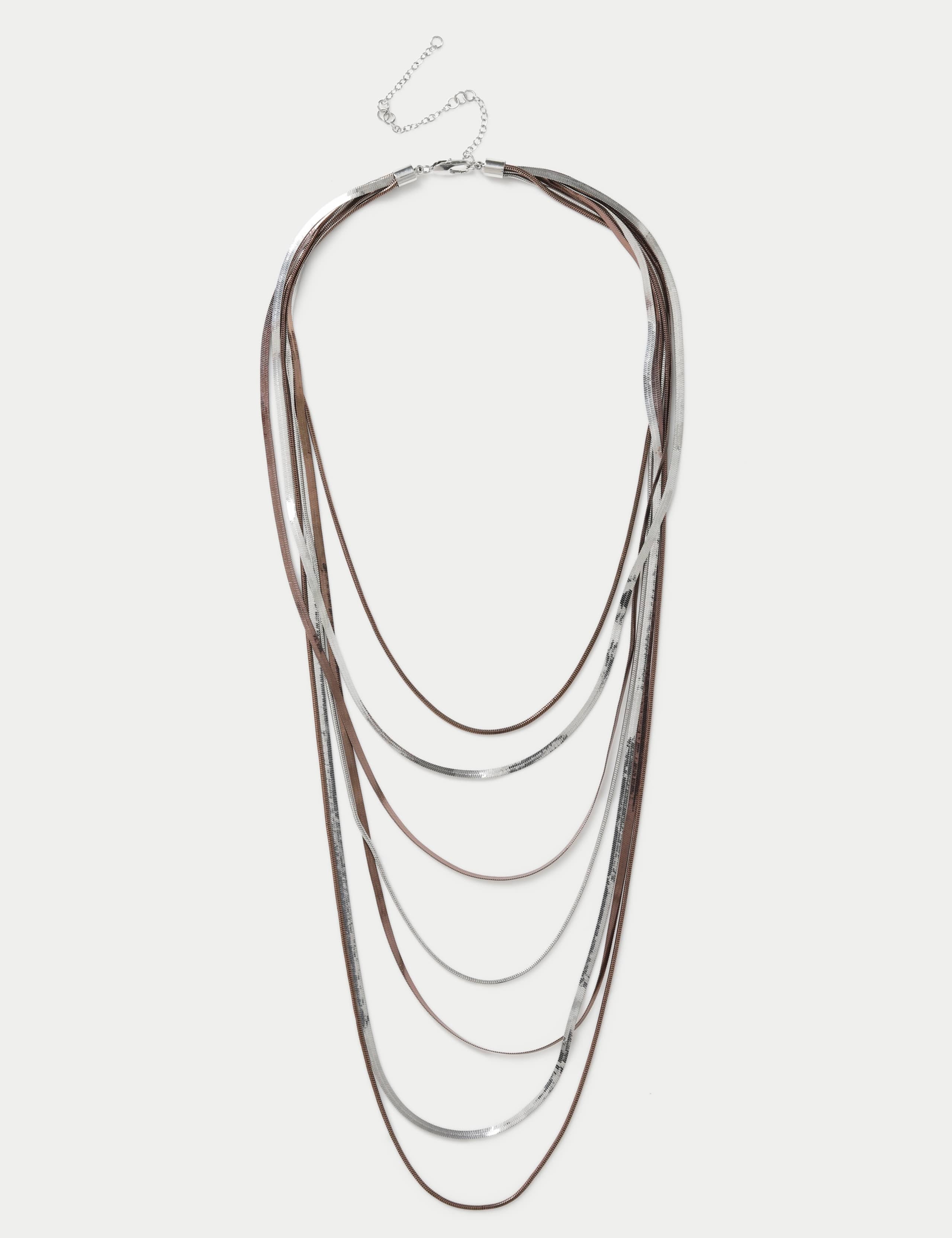 Multi Layer Snakechain Necklace