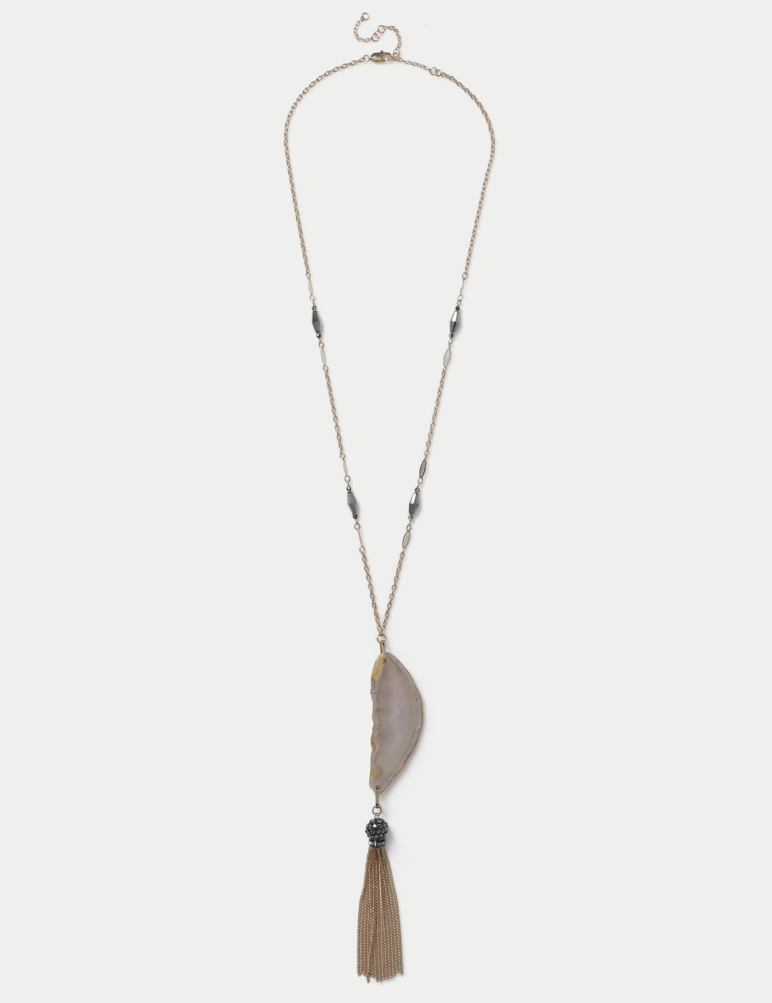 Natural Stone Pendant Necklace