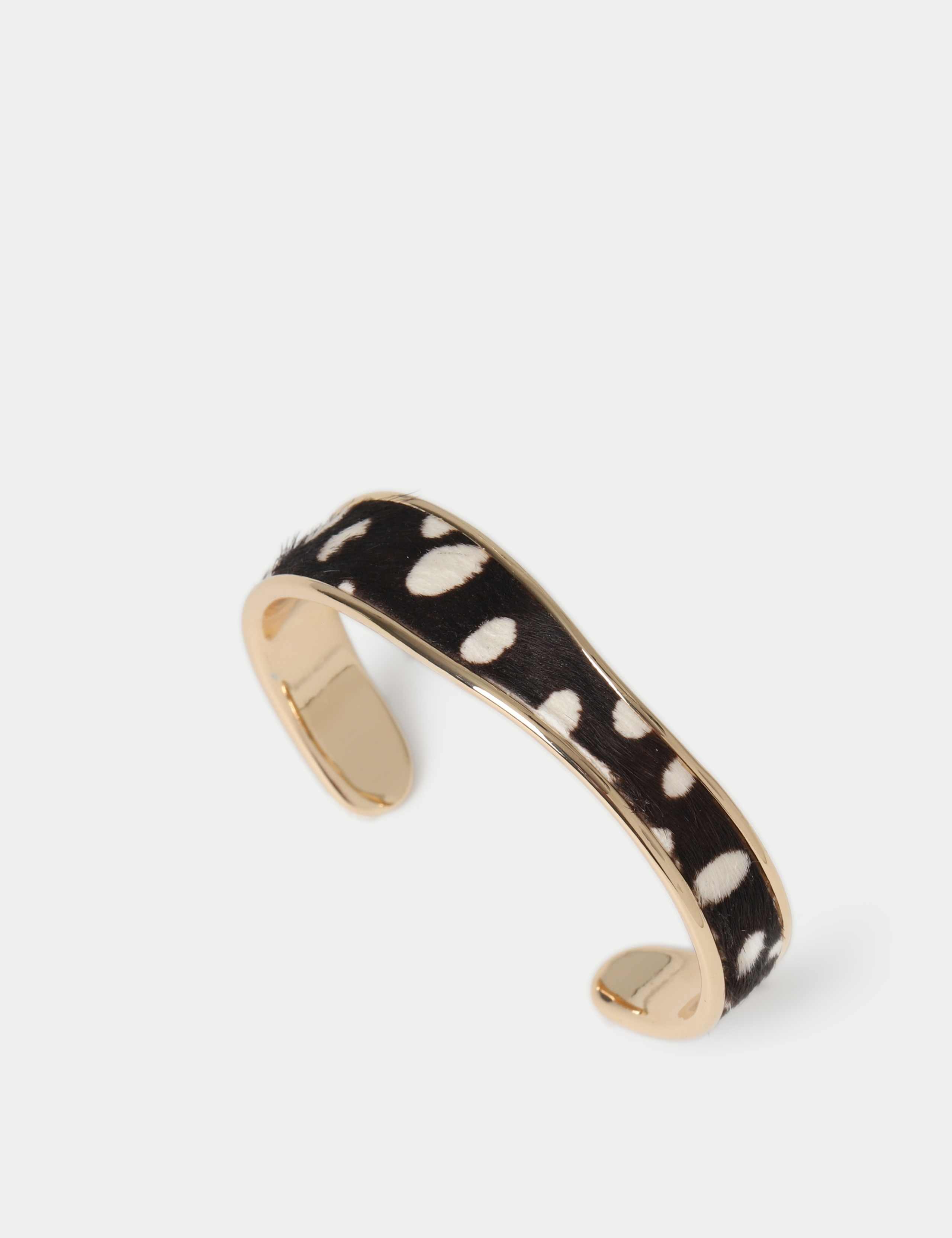 Faux Deer Print Skinny Bangle