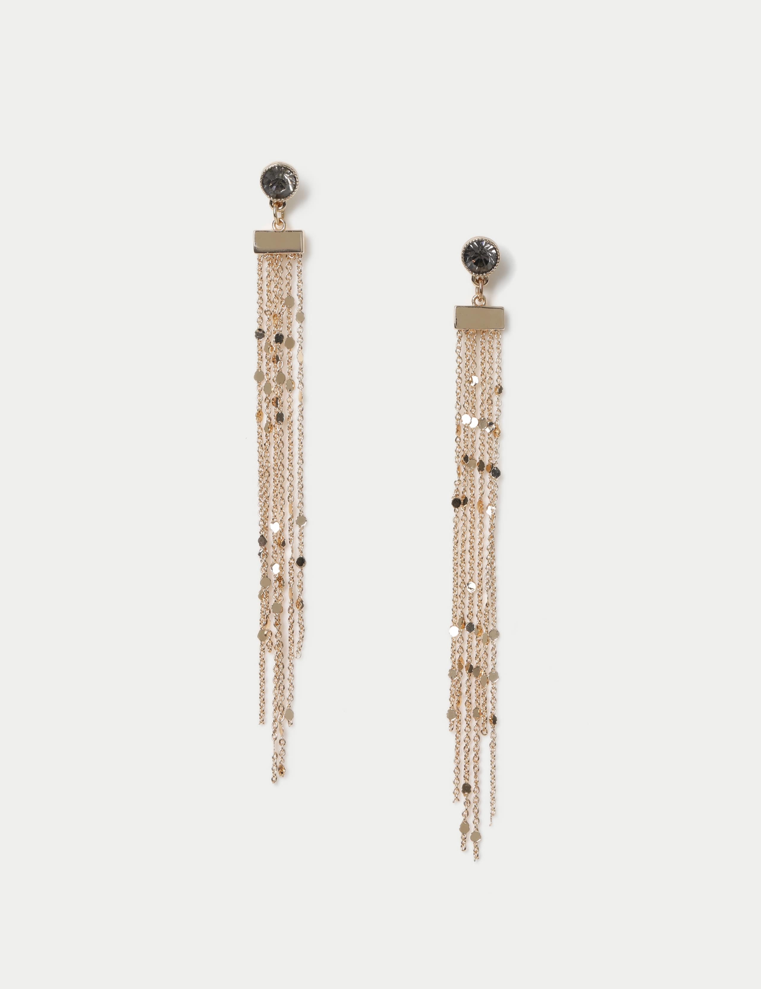 Fine Chain Drop Earrings
