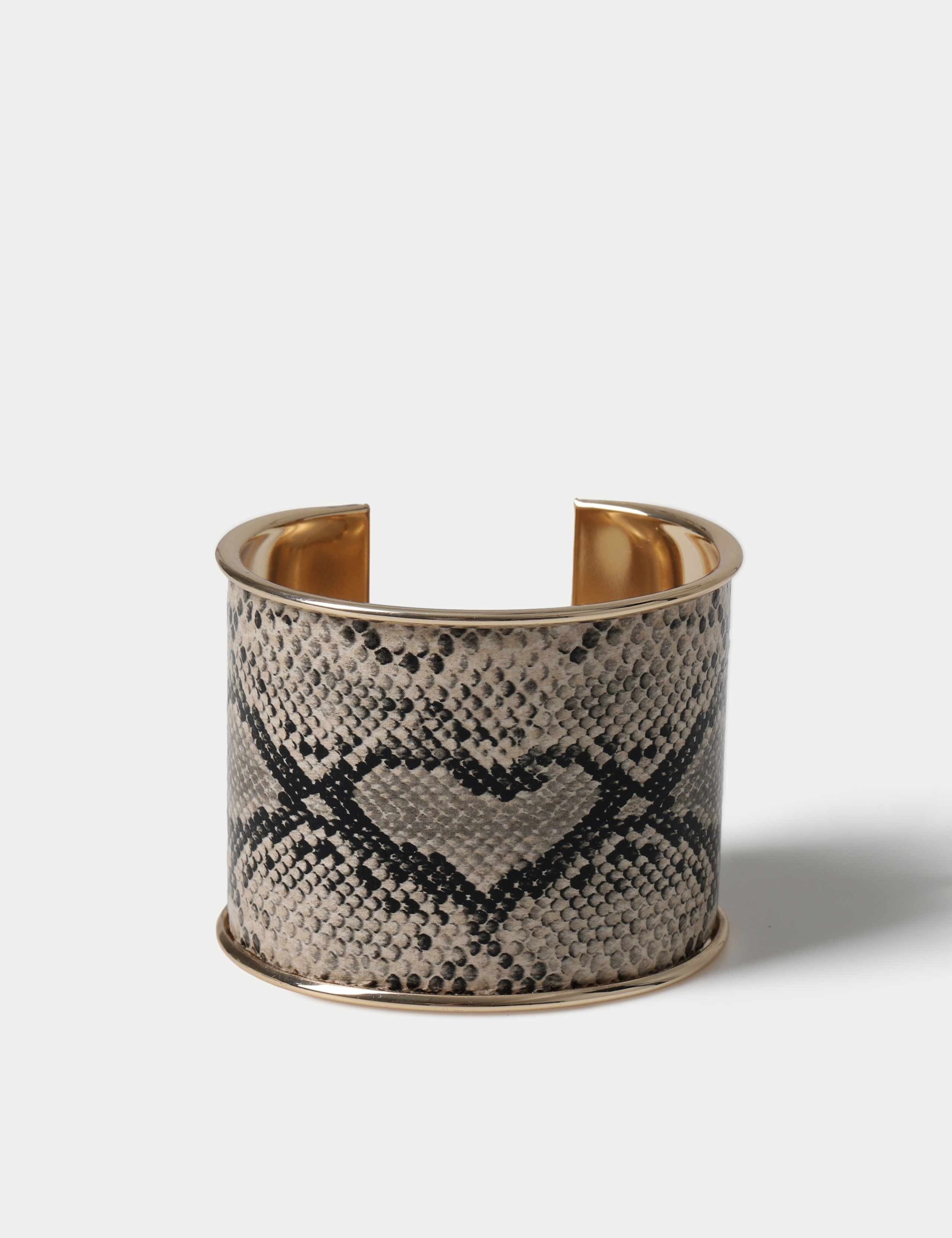 Snakeskin Print Cuff