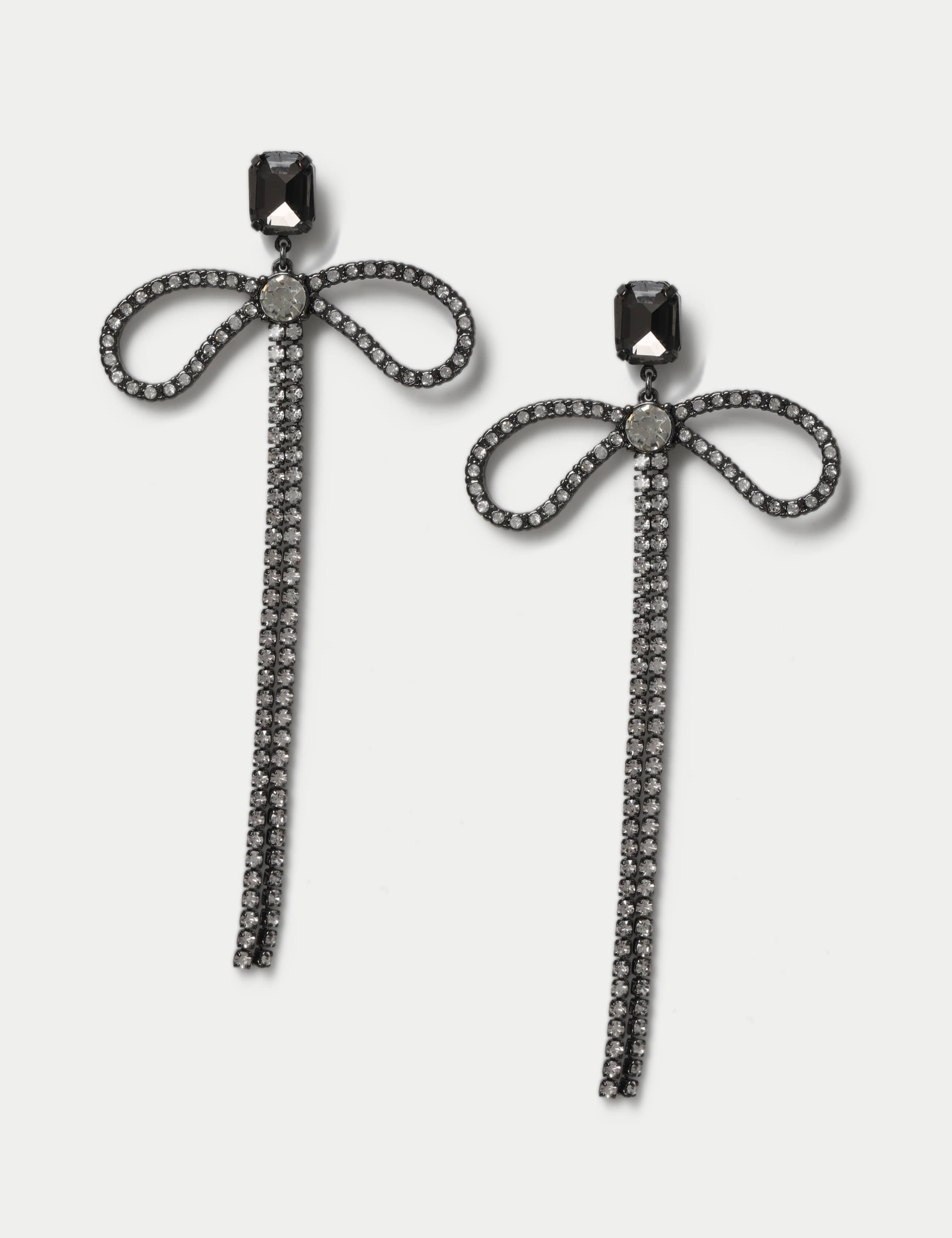 Christmas Oversized Bow Drop Studs