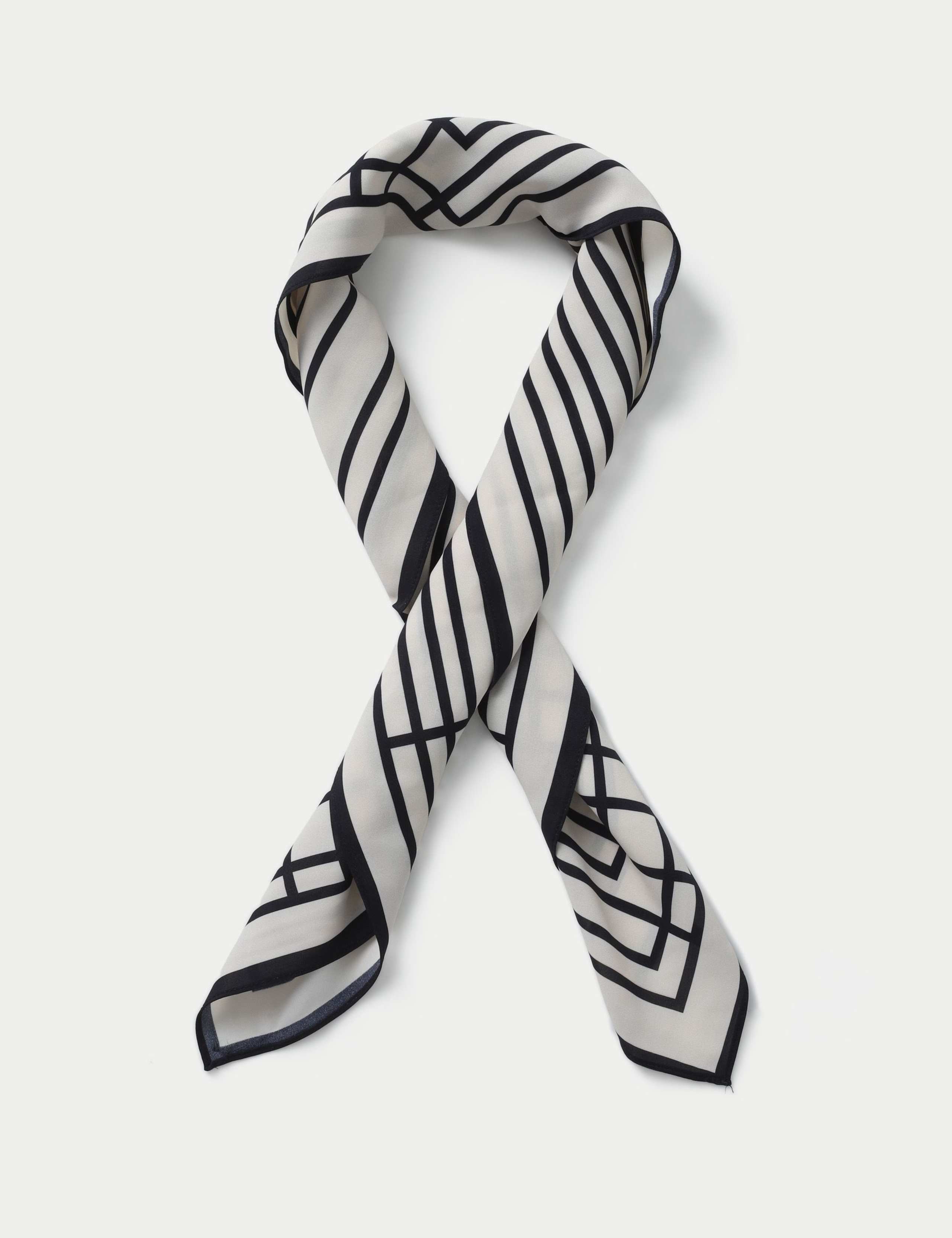 Mono Stripe Scarf
