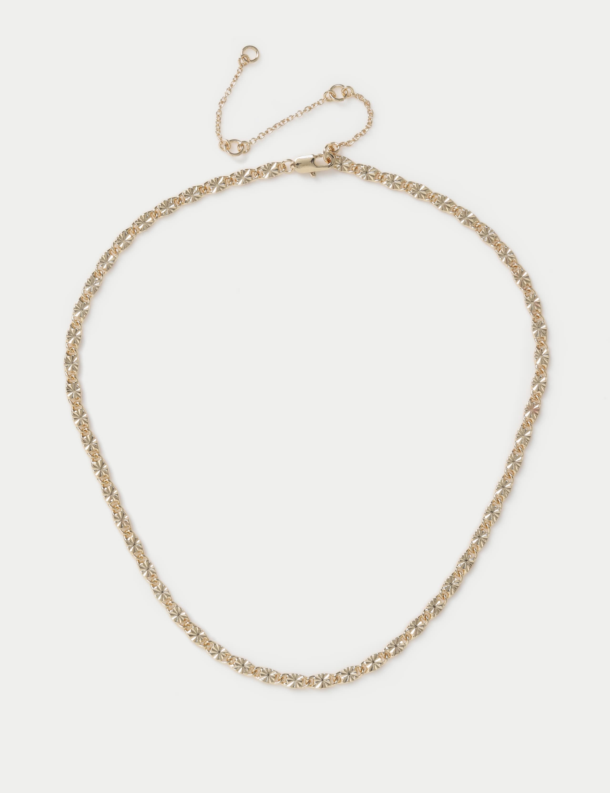 14ct Gold Plated Chain Detail Neckwear