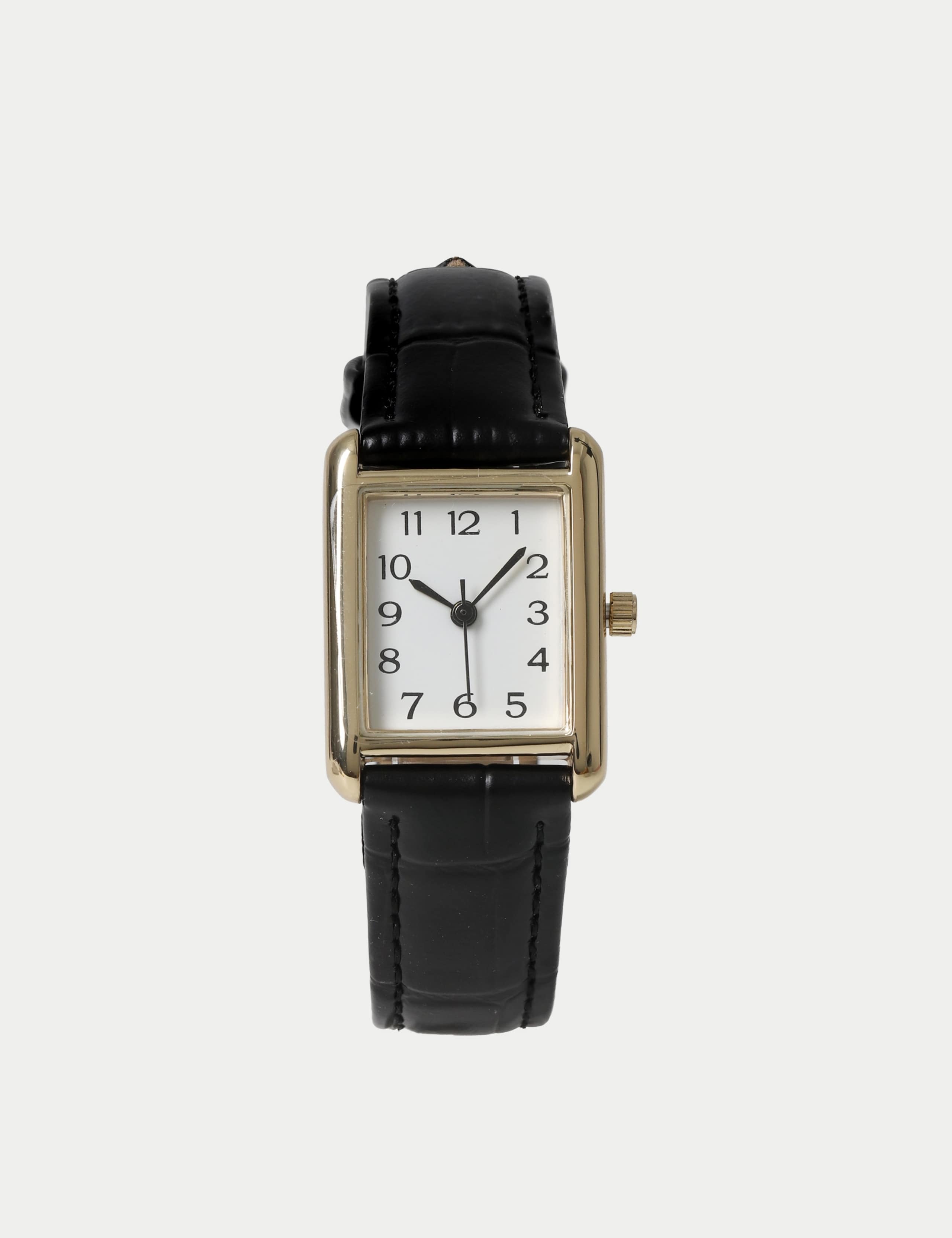 Black and Gold Tone Watch