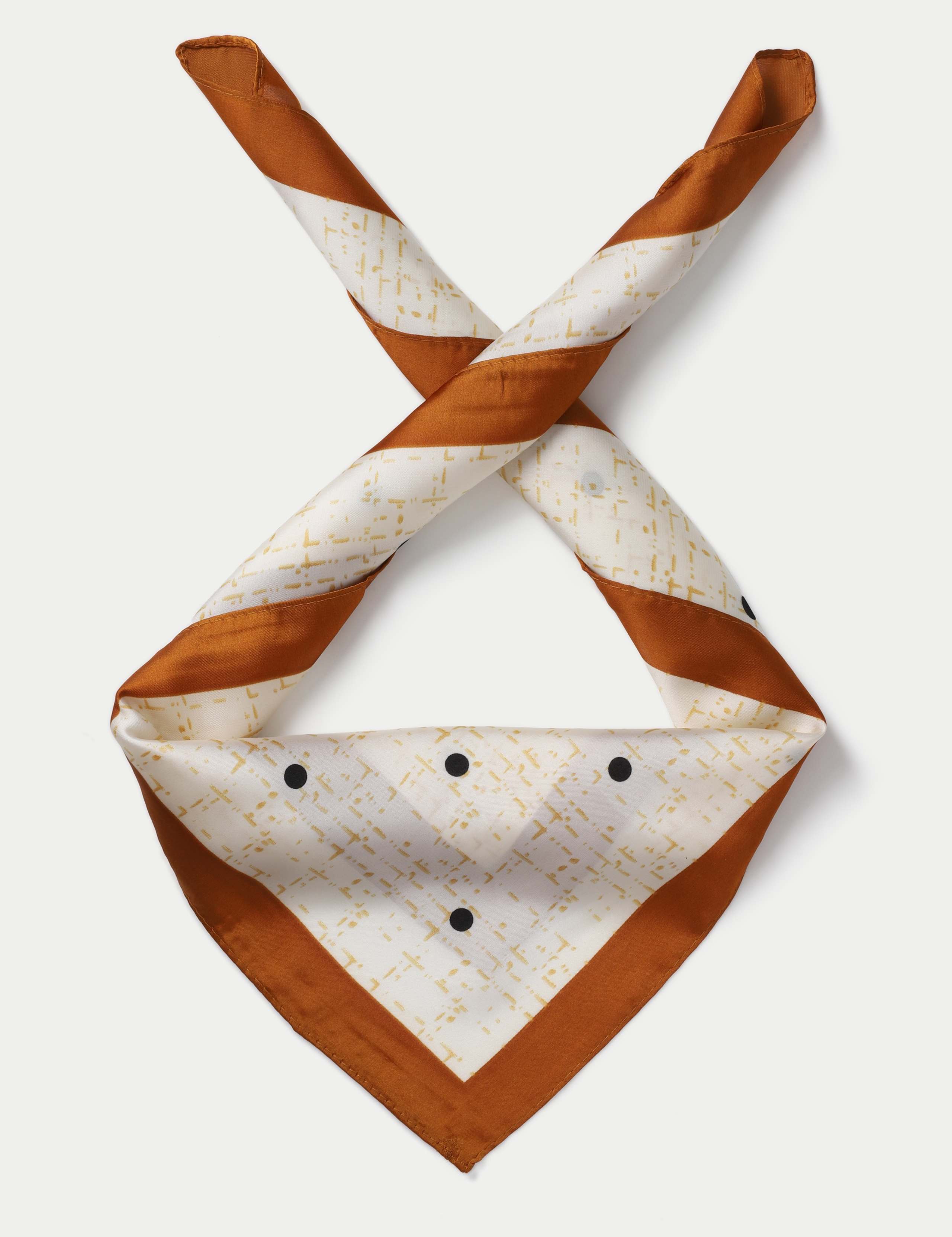 Polka Dot Bold Edge Scarf